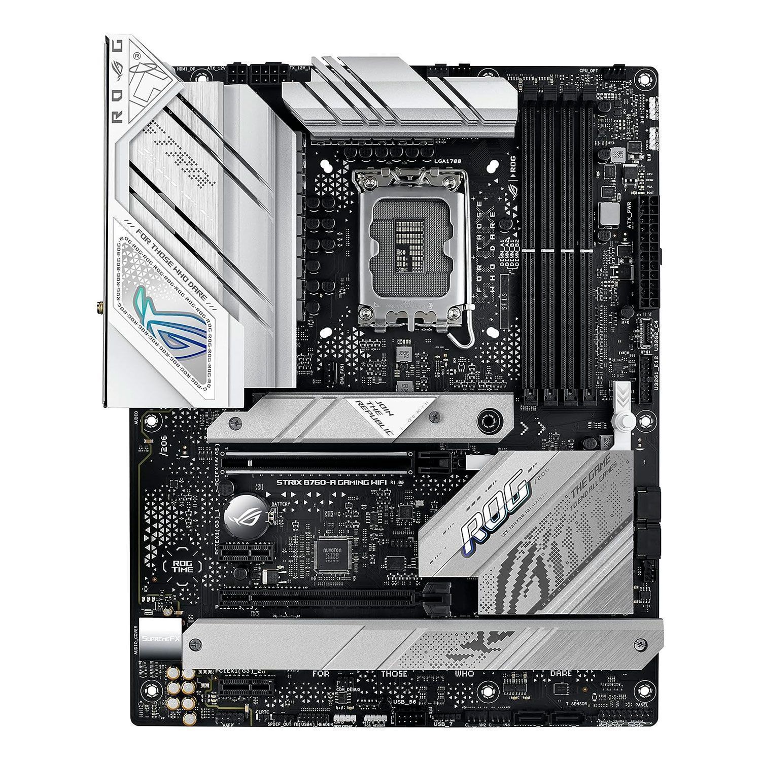 Asus Rog Strix B760-A Zócalo WiFi para juegos LGA 1700 Chipset Placa base Intel B760 DDR5 ATX mayorista en Atacado.me