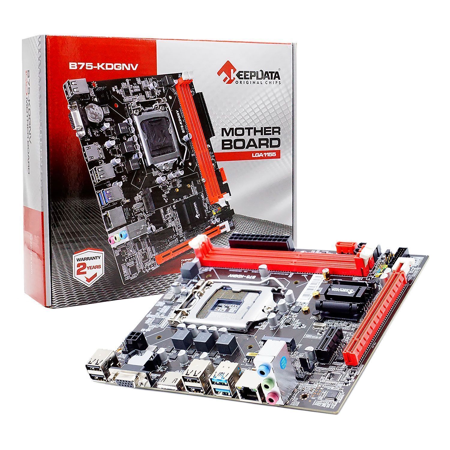 Placa base KeepData B75-KDGNV DDR3 Socket LGA1155 Chipset Intel B75 Express Micro ATX