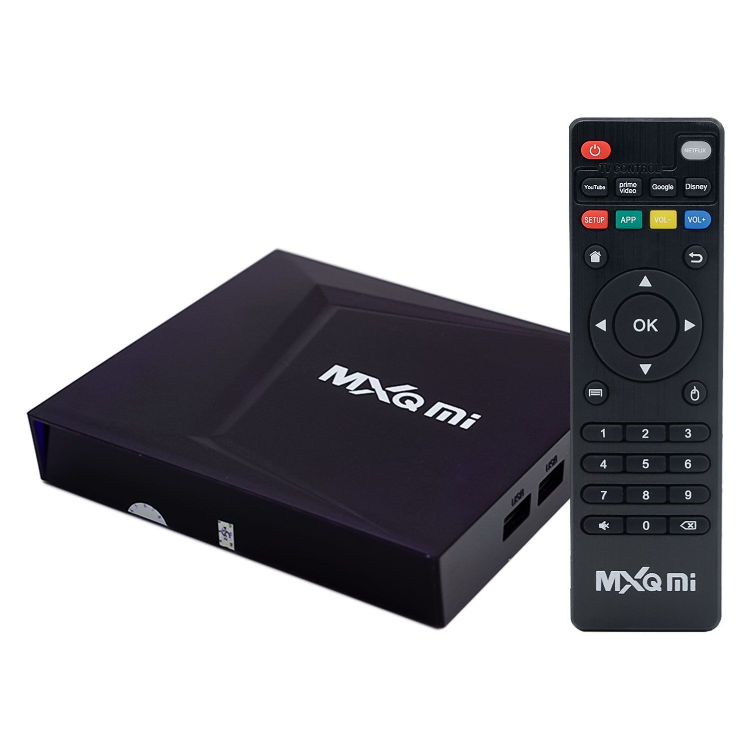 Receptor MXQ MI 8K 512GB 128GB RAM Bluetooth Wifi-5G Android 15.0 - Negro mayorista en Atacado.me