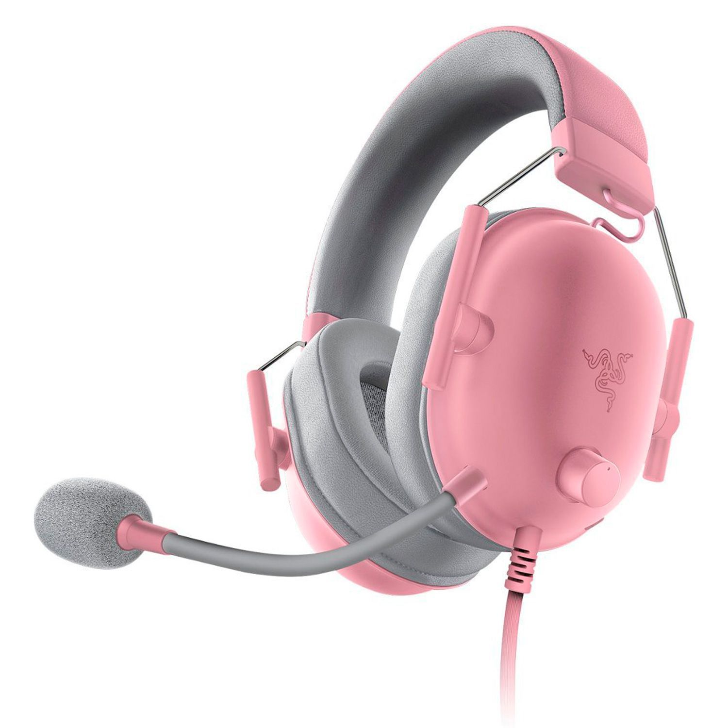 Auriculares para juegos con cable Razer Blackshark V2 X Quartz - Rosa (RZ04-03240800-R3U1) mayorista en Atacado.me