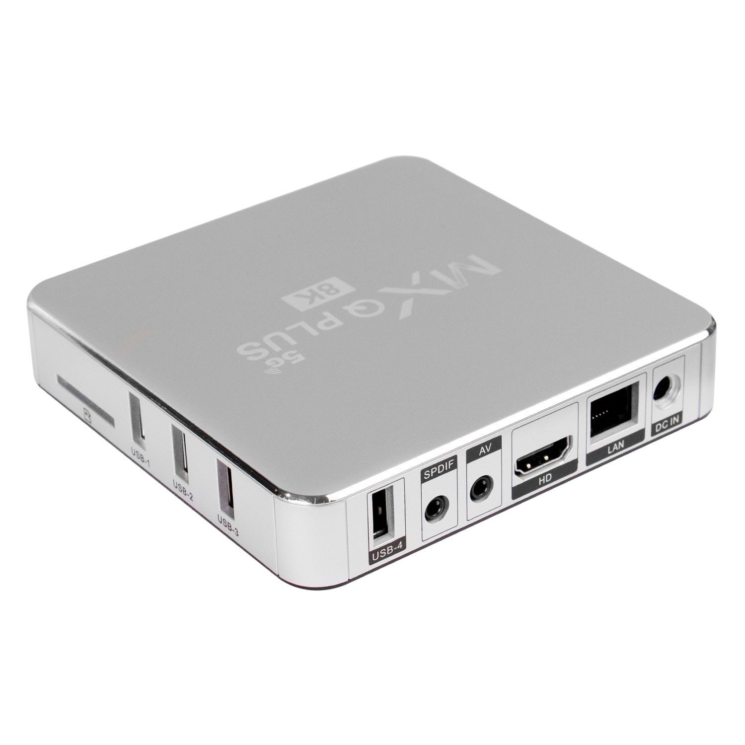 Receptor MXQ Plus 8K 5G 512GB 128GB RAM - Plata mayorista en Atacado.me