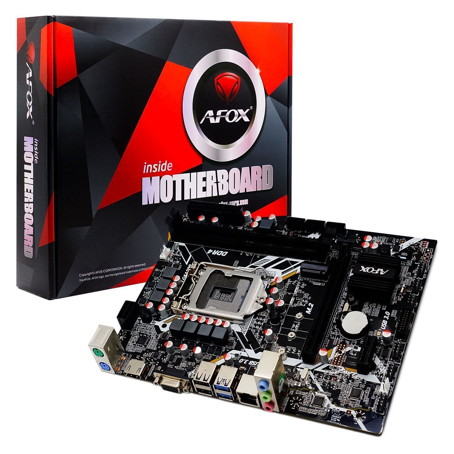 Placa base Afox IH410-MA5-V2 Socket LGA 1200 Chipset Intel 410 DDR4 Micro ATX