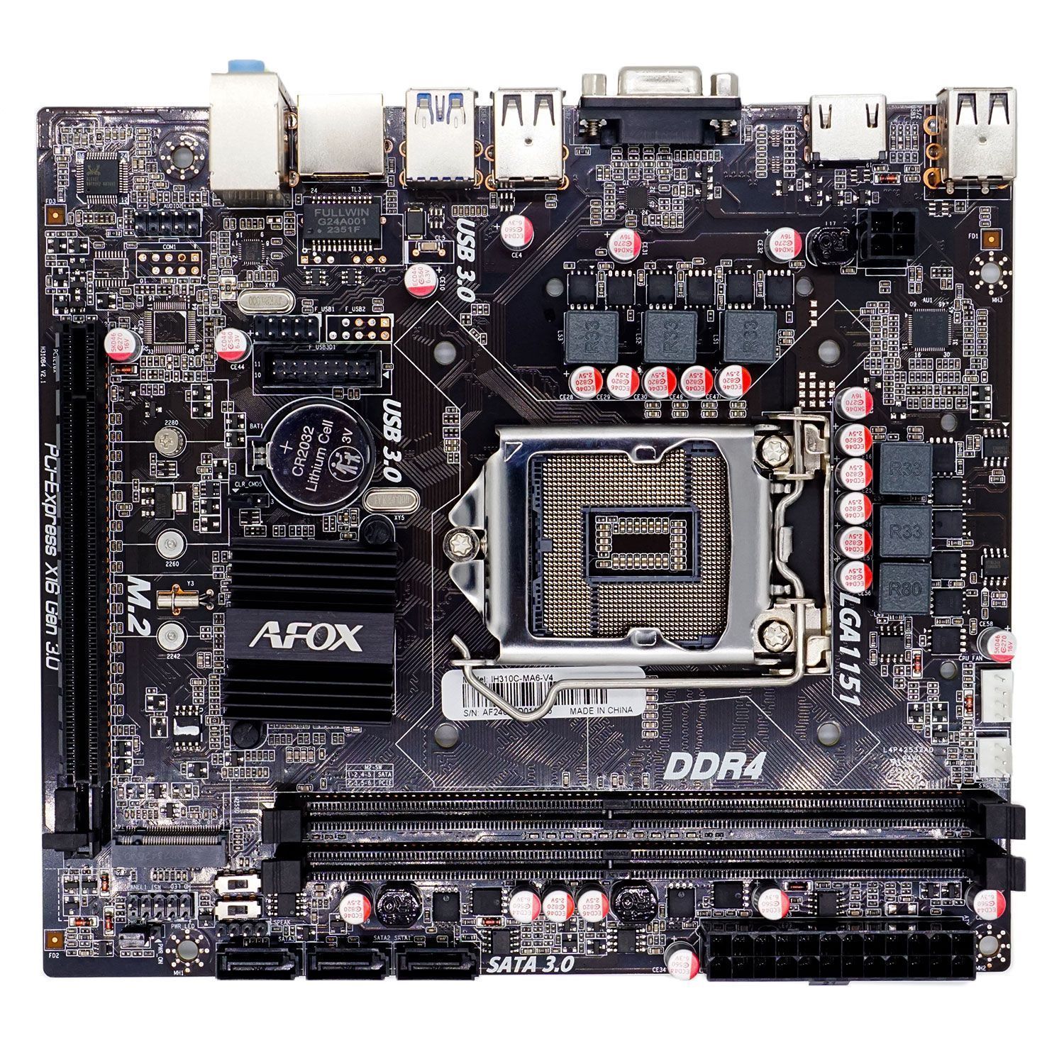 Afox IH310C-MA6-V4 DDR4 Socket 1151 Chipset H310 Placa base Micro ATX mayorista en Atacado.me