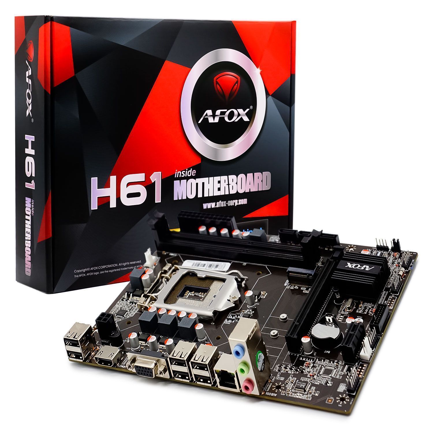 Afox IH61-MA5-V6 DDR3 Socket 1155 Chipset H61 Placa base Micro ATX mayorista en Atacado.me