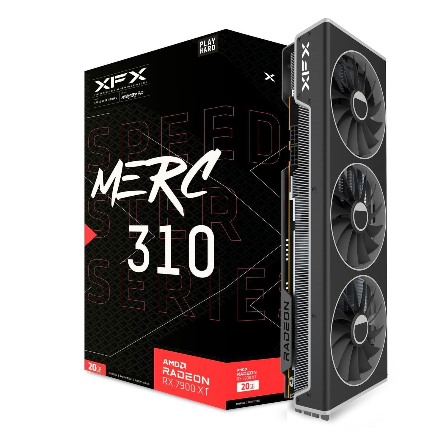 Tarjeta de video XFX Speedster QICK 319 Radeon RX 7900 XT 20 GB GDDR6 - RX-79TMERCU9