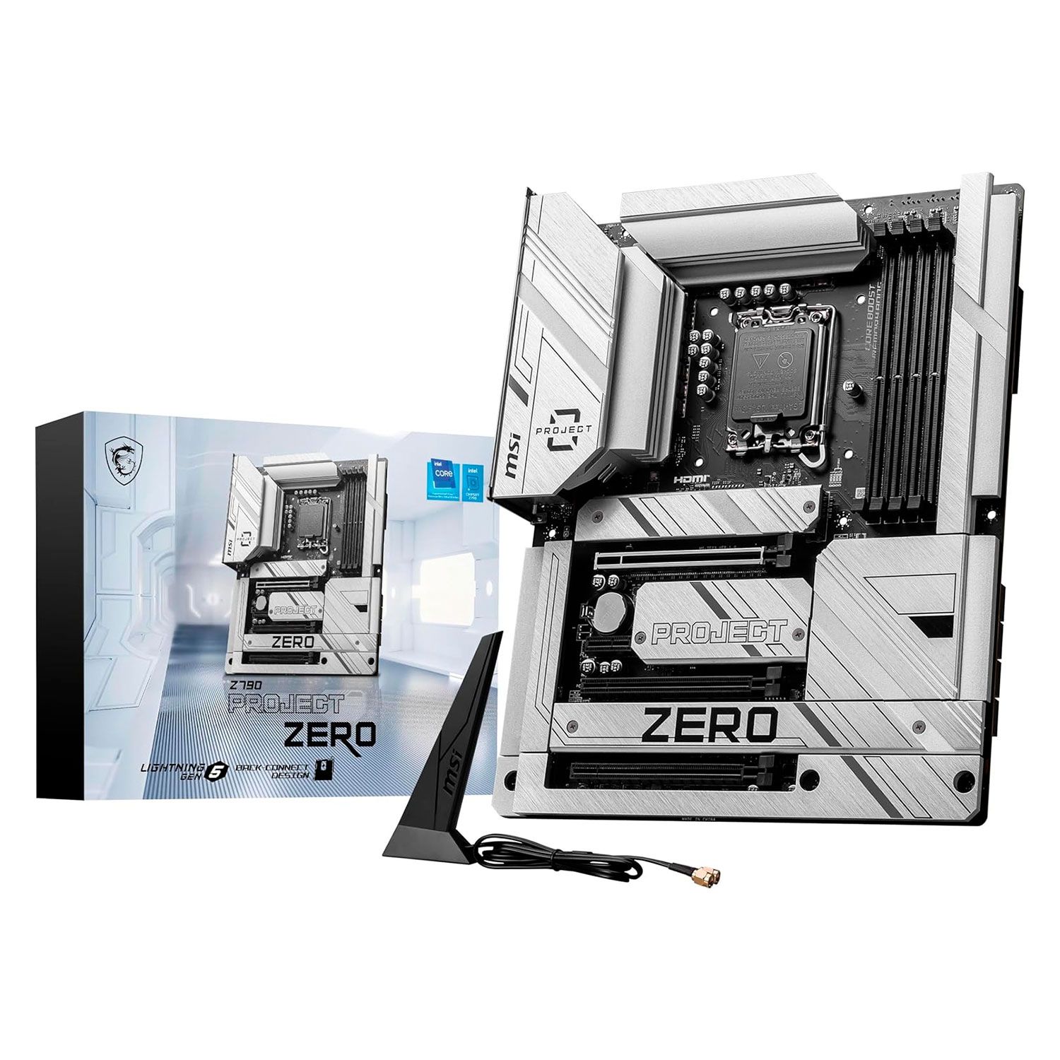 MSI Z790 Project Zero Placa base DDR5 Socket LGA 1700 Chipset Intel Z790 ATX