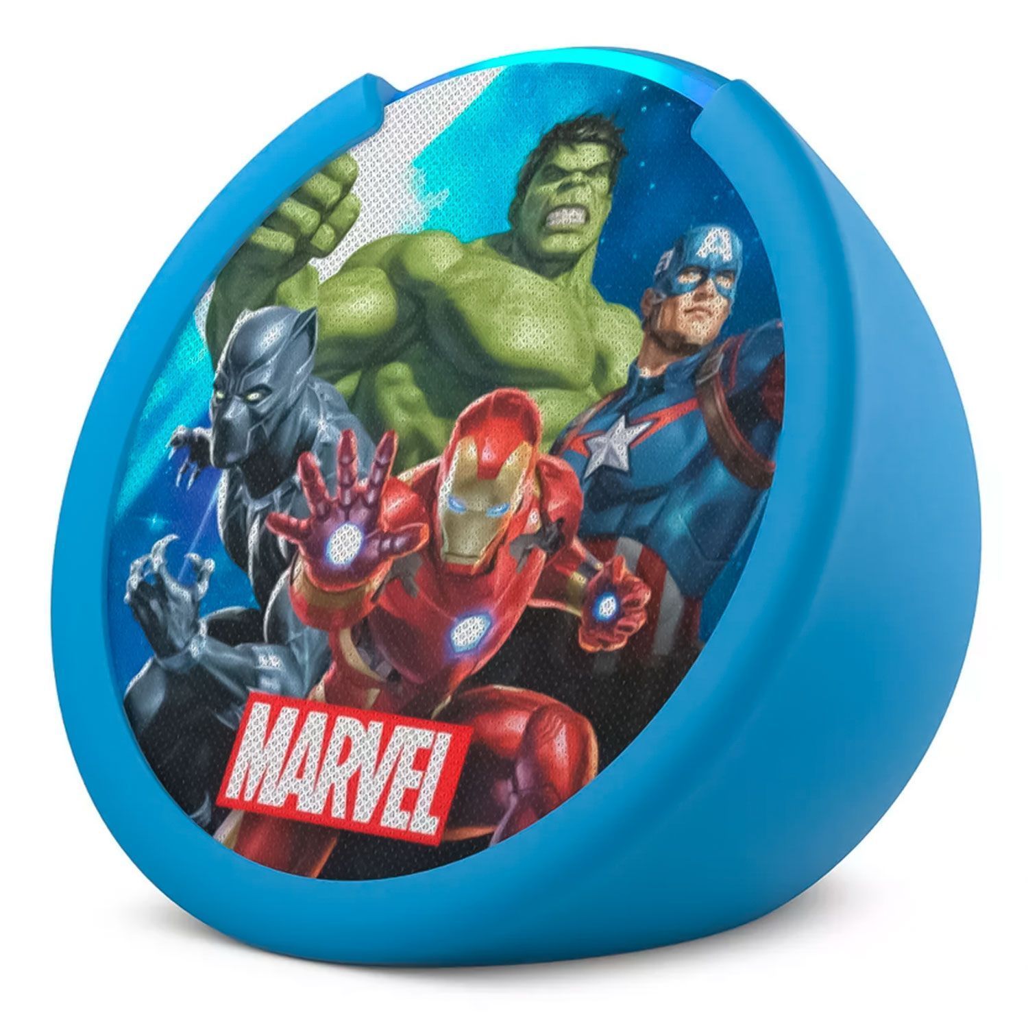 Amazon Echo Pop Kids Marvel's Avengers Alexa 1.ª generación 2023 - Azul mayorista en Atacado.me