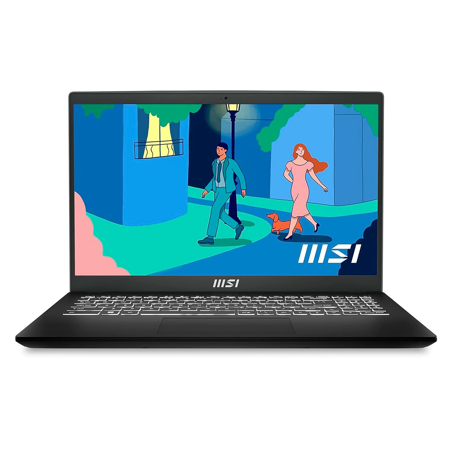 Notebook MSI Modern 15 B12M-454US 15.6" Intel Core i7-1255U 512GB SSD 16GB RAM - Negro mayorista en Atacado.me