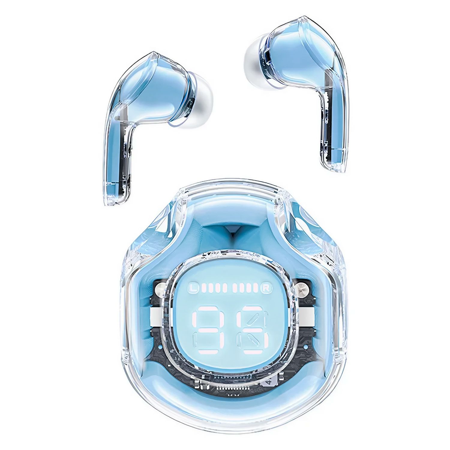 Auriculares inalámbricos Satellite AE-6215 - Azul mayorista en Atacado.me