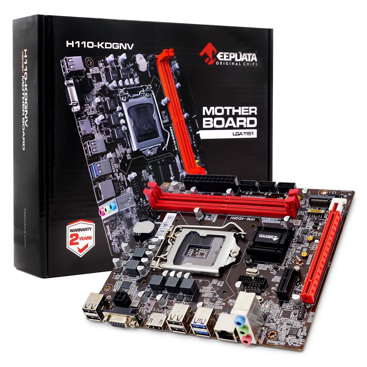 Placa base Keepdata H110-KDGNV DDR4 Socket LGA 1151 Chipset Intel H110 Micro ATX