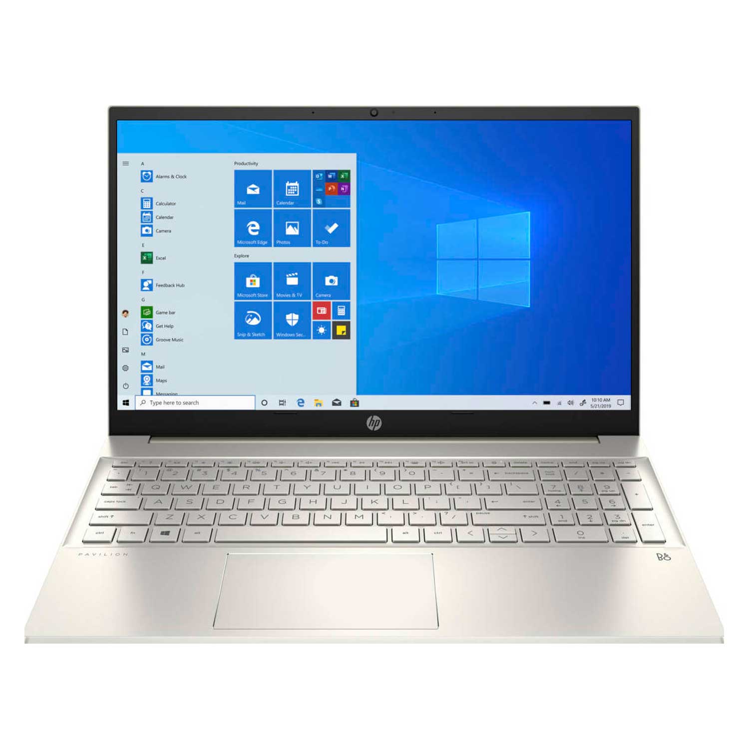 Notebook HP 15-EG0070WM 15.6" Intel Core i7-1165G7 512GB SSD 8GB RAM Inglés - Dorado