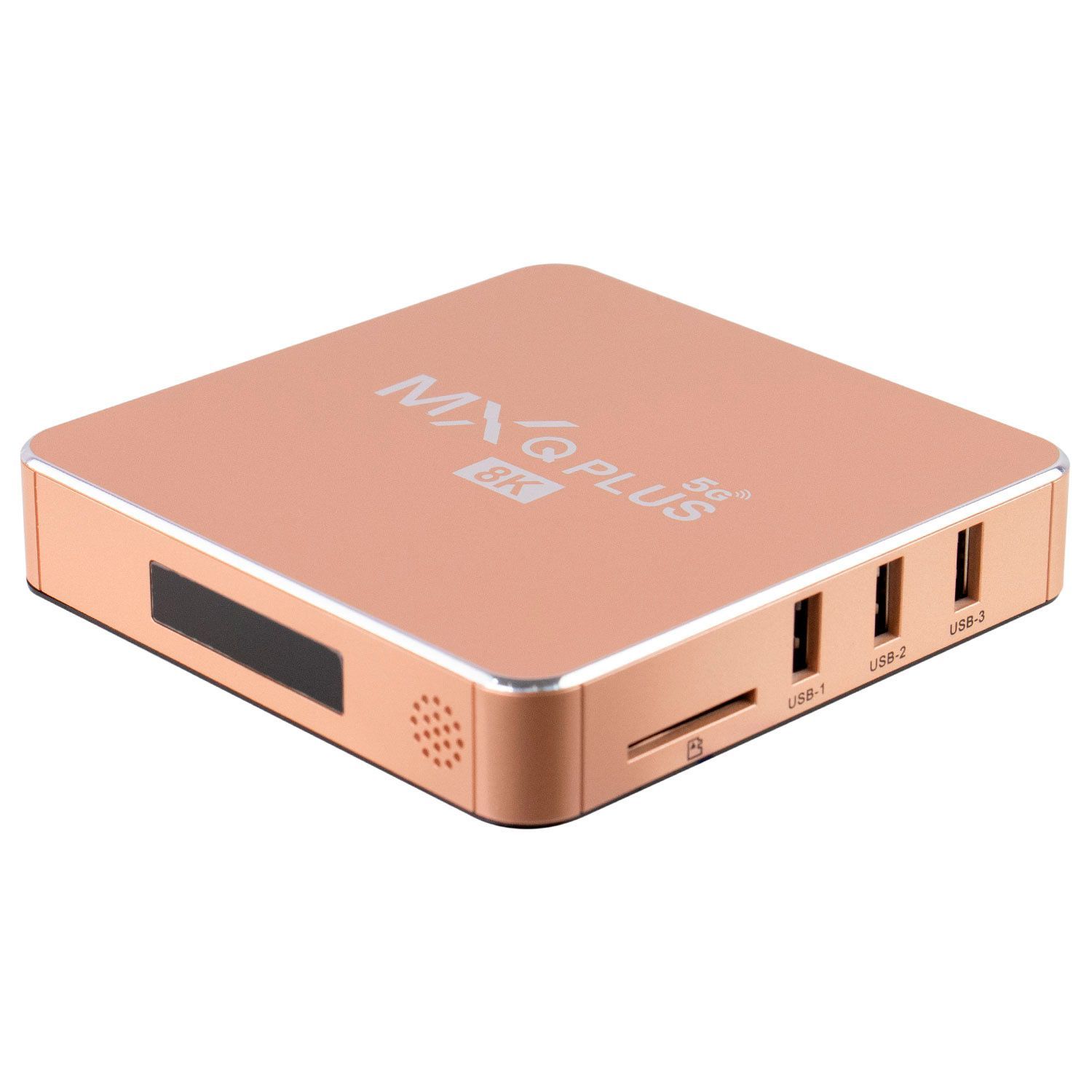 Receptor MXQ Plus 8K 5G 128GB 32GB RAM - Dorado mayorista en Atacado.me