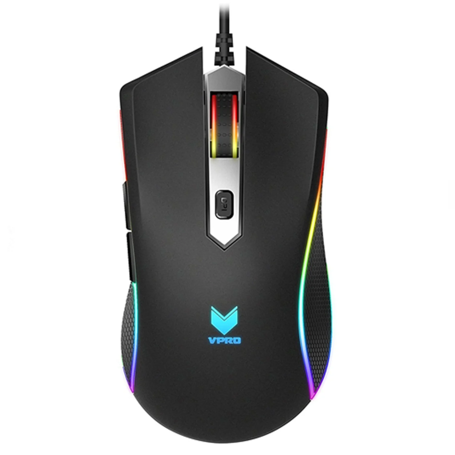 Ratón Rapoo Vpro V280 Gaming 7000 DPI USB - Negro