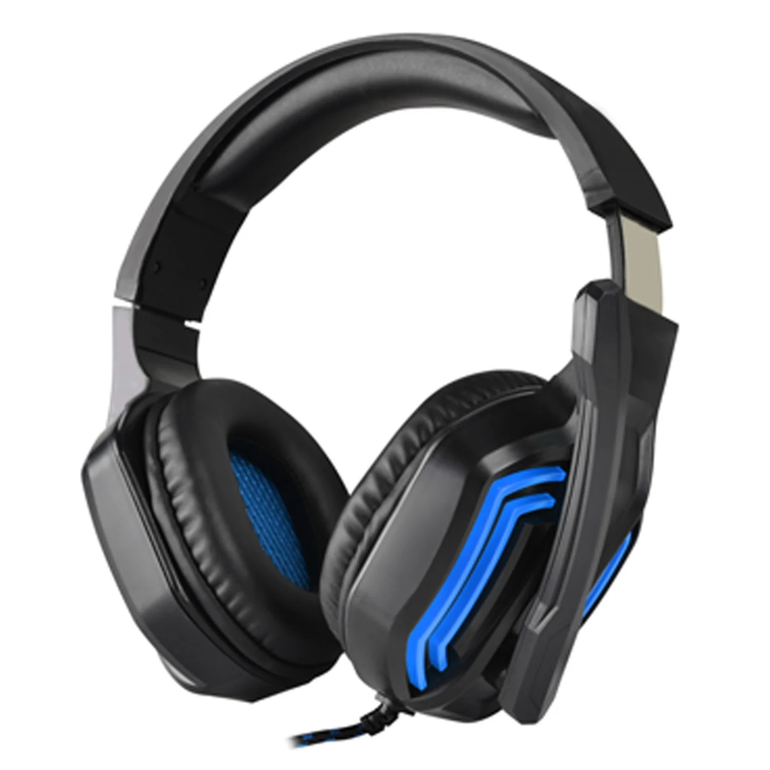 Auriculares Gamer Satellite AE-361B LED P2 USB - Negro