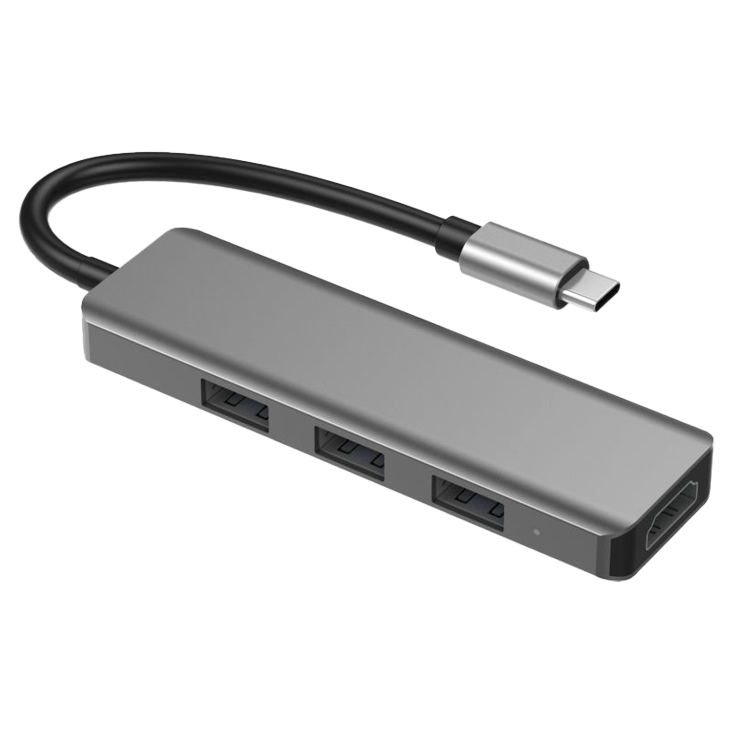 A-HUBC52 Adaptador de concentrador satelital USB-C 5 en 1 - Gris mayorista en Atacado.me