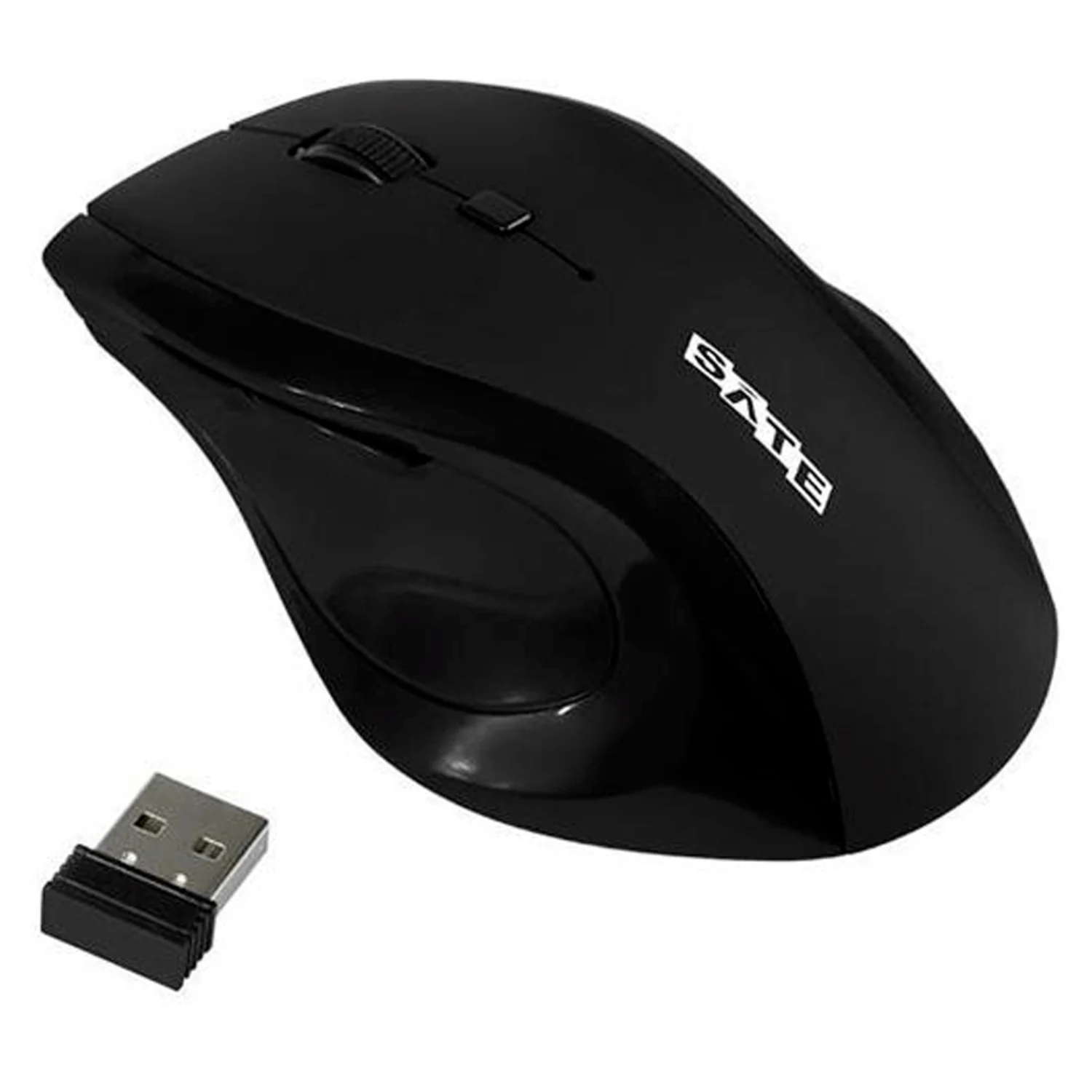 Ratón Satélite A-701G Inalámbrico 1600 DPI - Negro