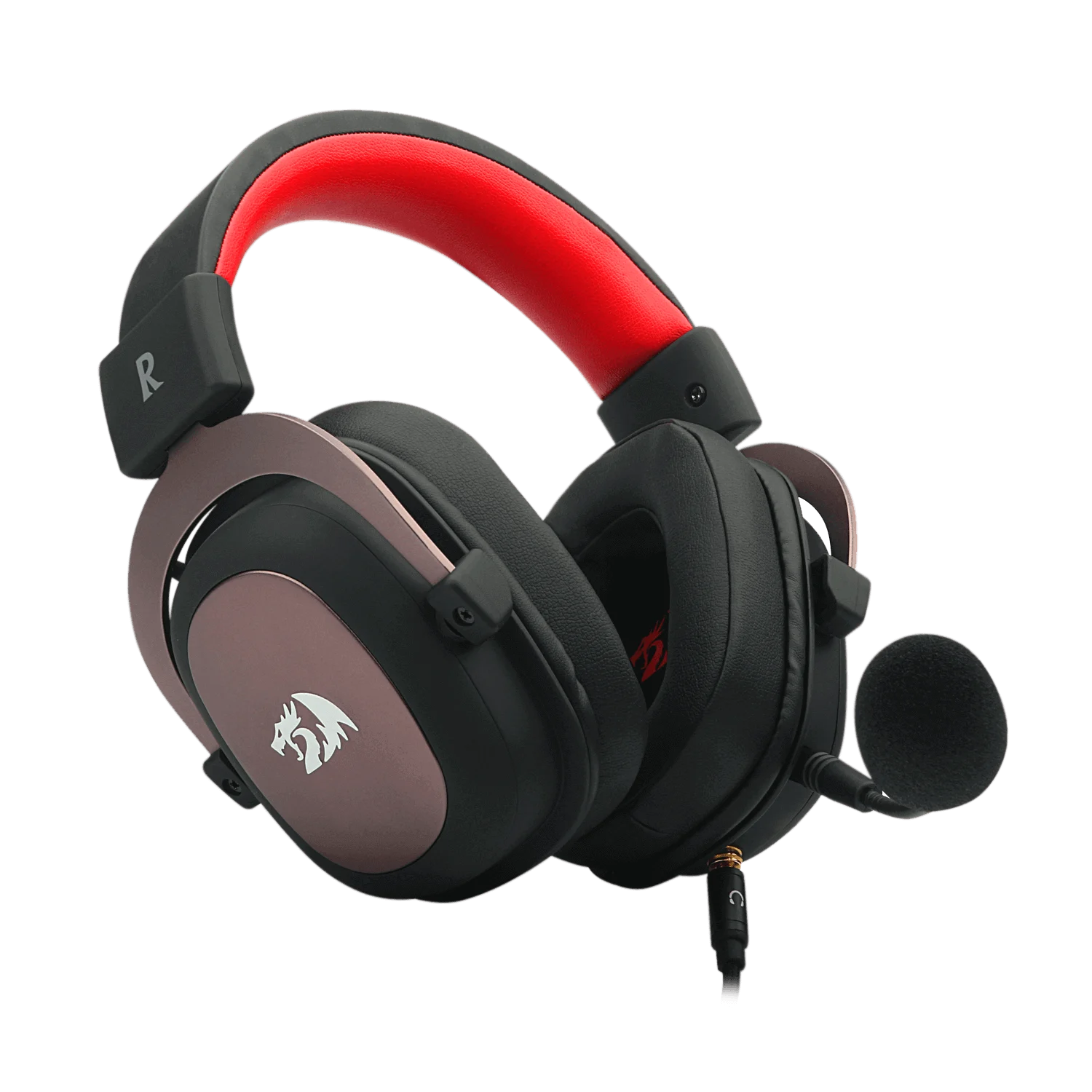 Auriculares para jugadores Redragon Zeus 2 USB P2 de 3,5 mm - Negro mayorista en Atacado.me
