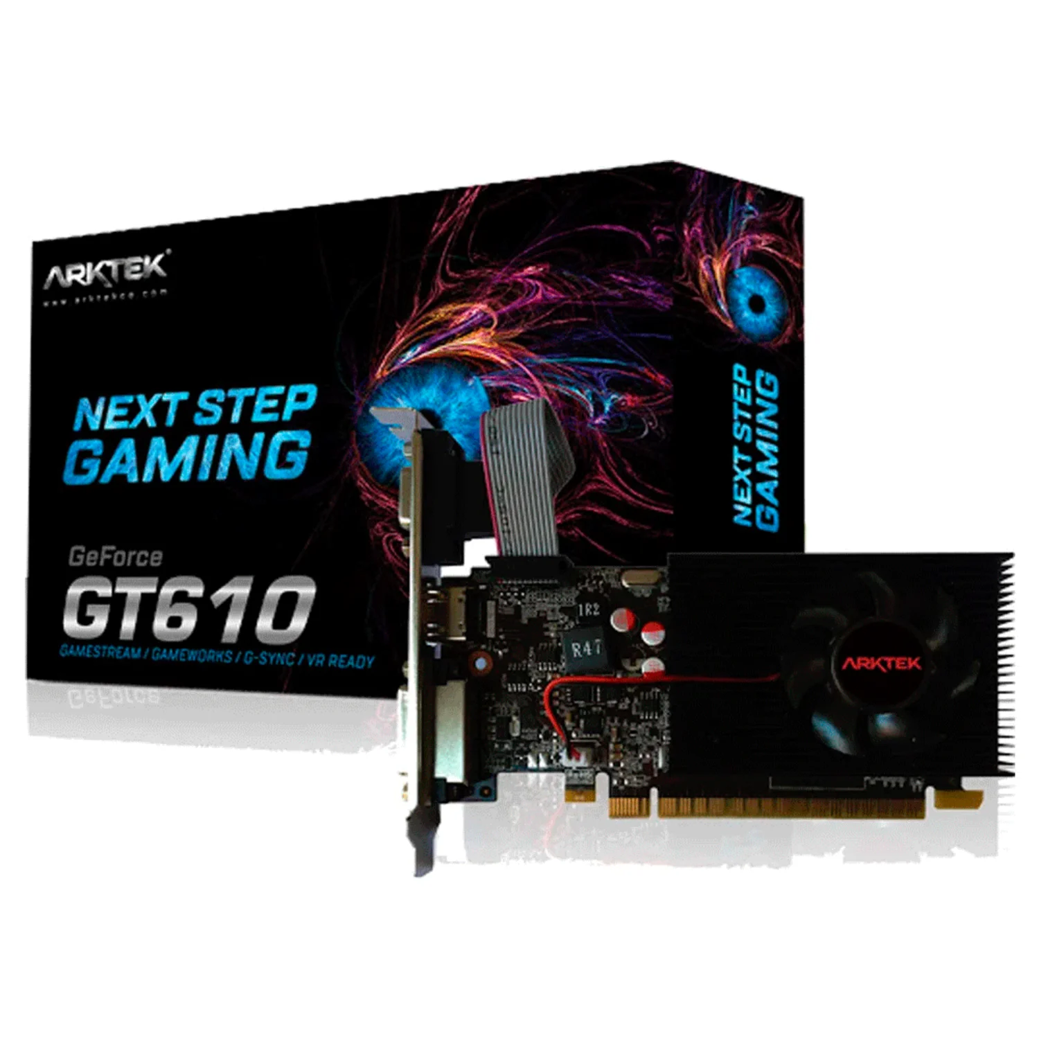 Tarjeta de video Arktek NVIDIA GeForce GT 610 1 GB DDR3 - AKN610D3S1GL1