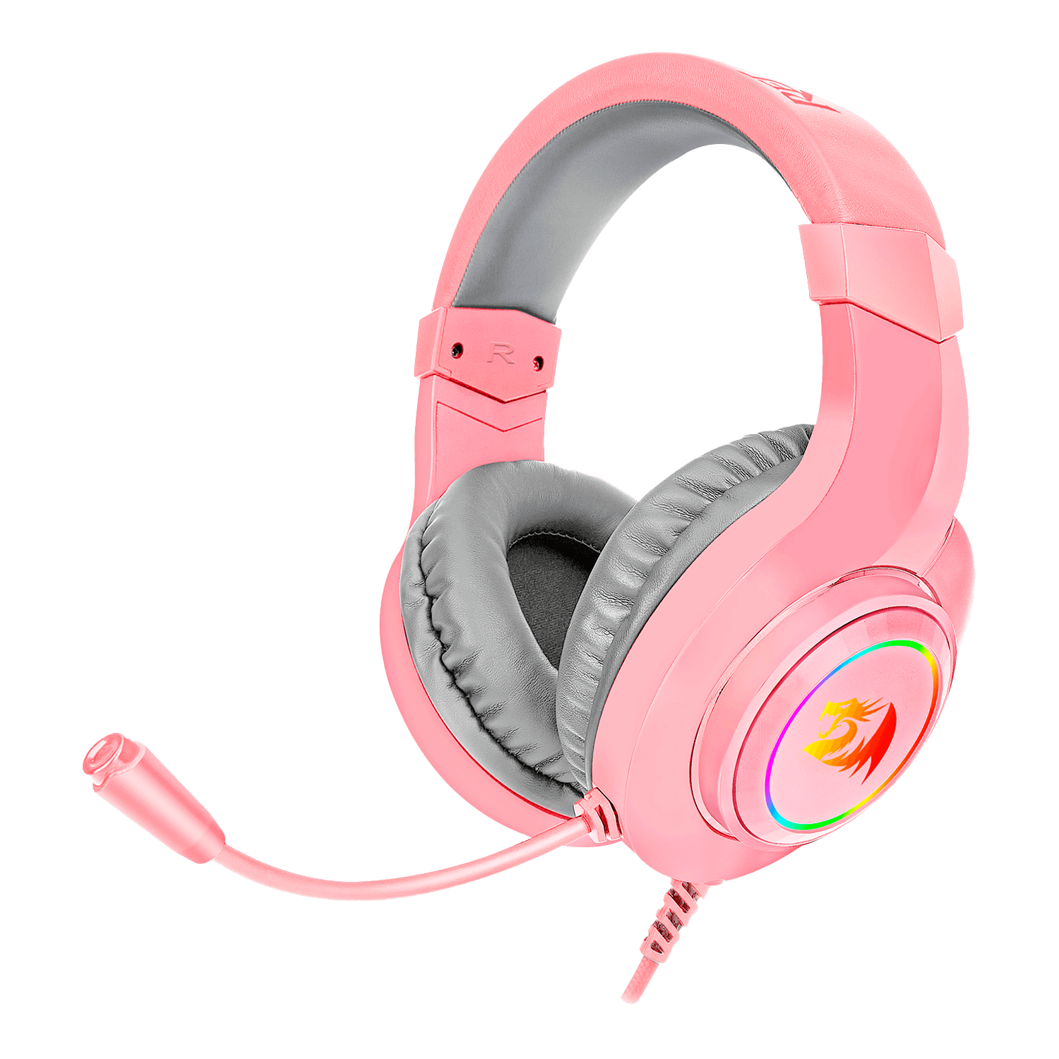 Redragon Hylas H260P-RGB Auriculares Gamer USB - Rosa