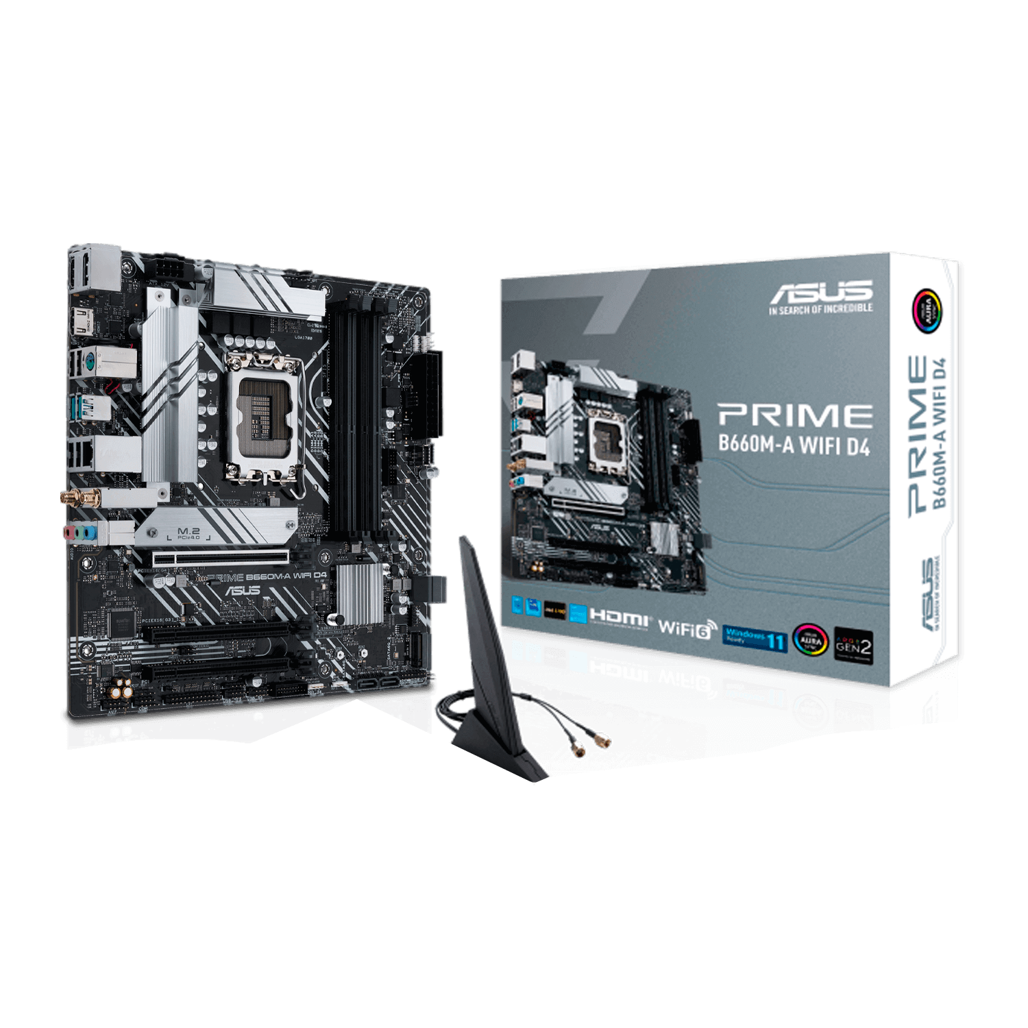Asus 660M-A D4 Wi-Fi Socket LGA 1700 Chipset Placa base Intel B660 DDR4 Micro ATX