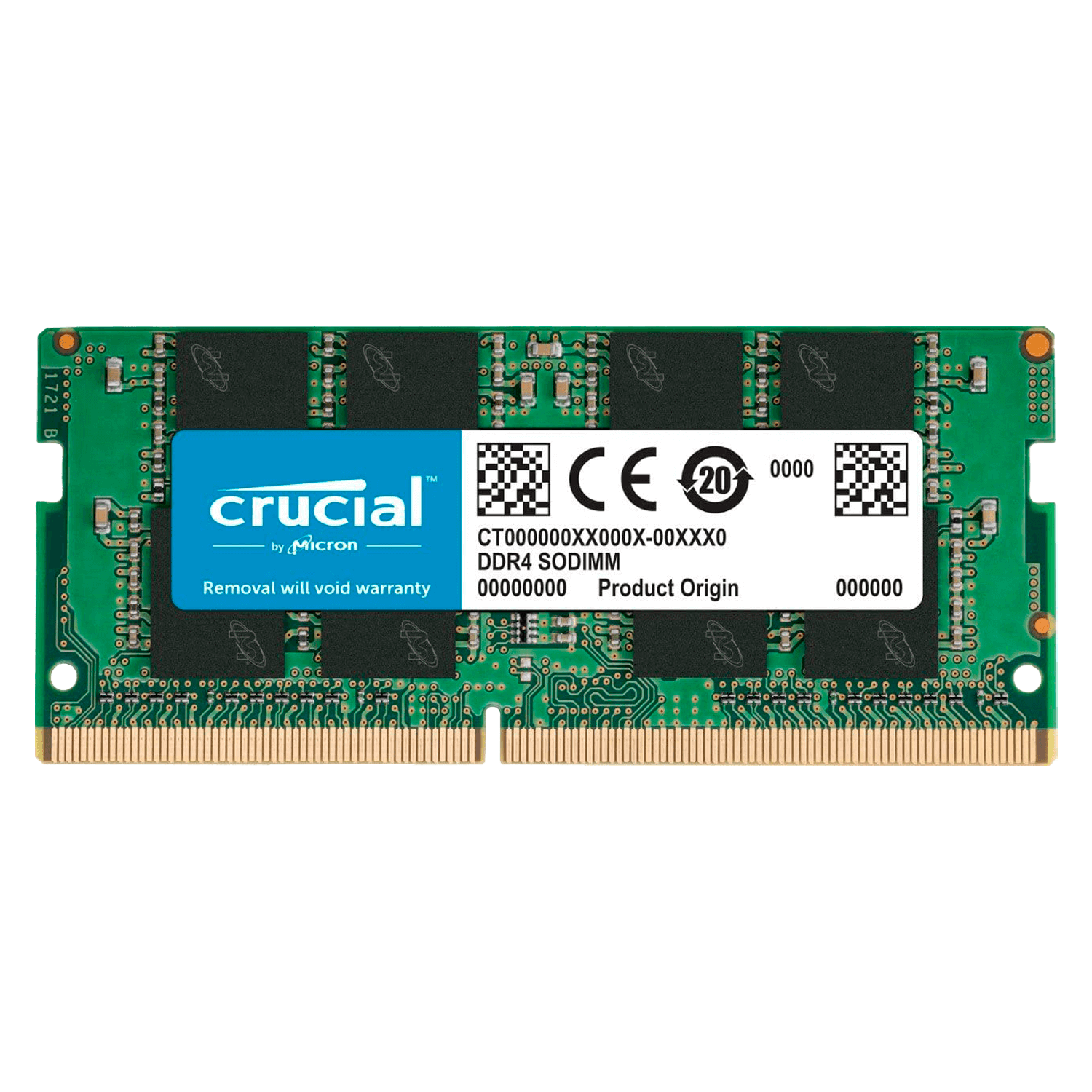 Memoria RAM Crucial 8GB DDR4 3200MHz para Notebook - CT8G4SFRA32A