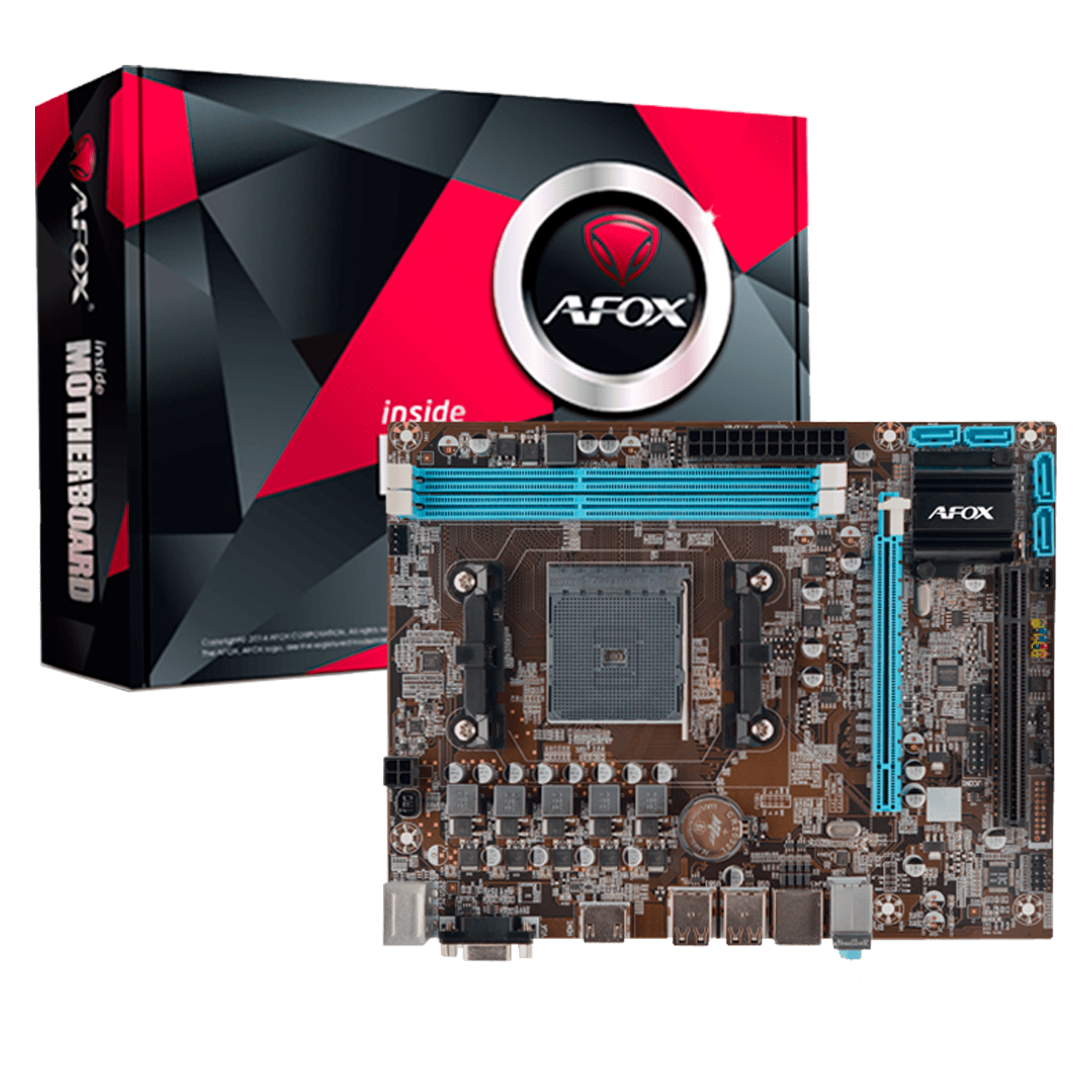 Afox A88 Placa Base A88-MA2-V2 2 x DDR3 Socket FM2/FM2+ Chipset A88 Micro ATX mayorista en Atacado.me
