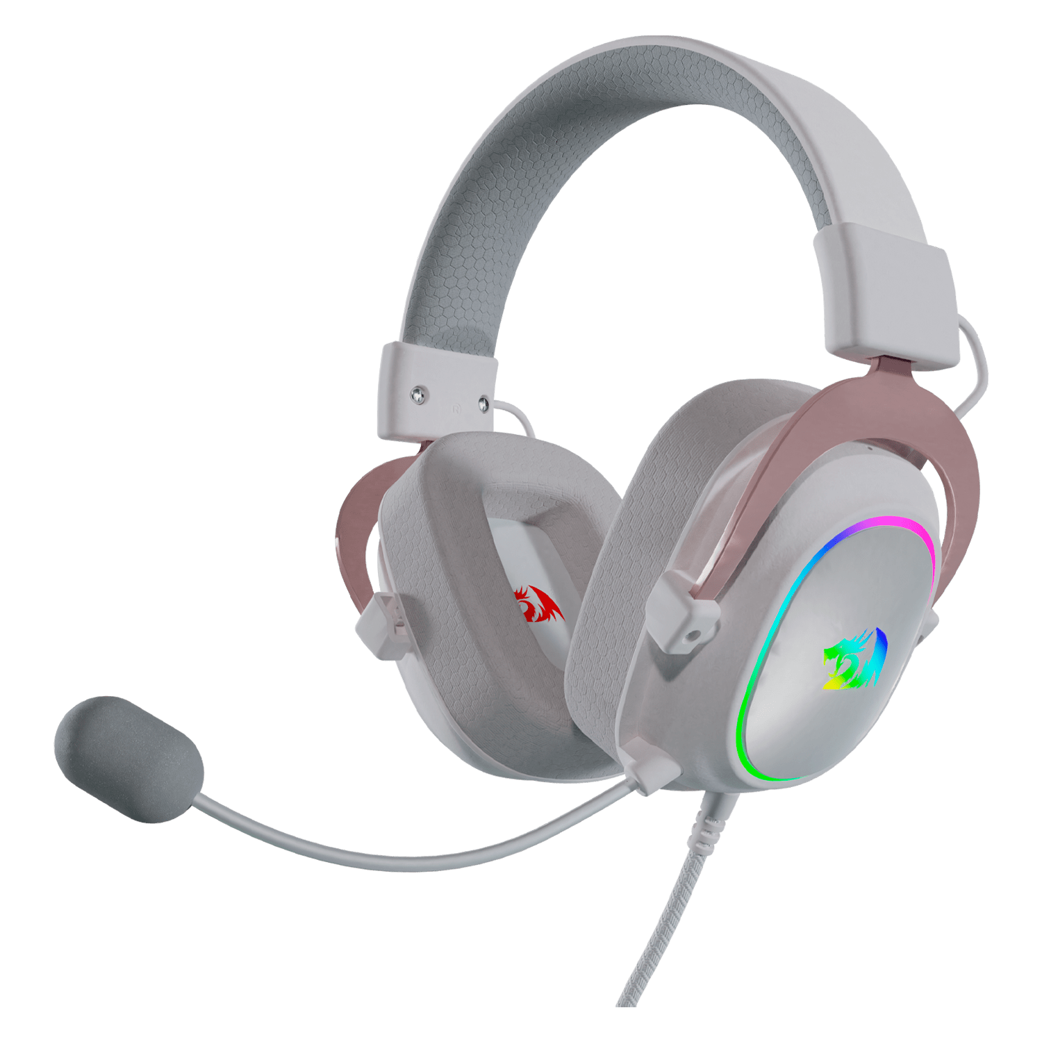Redragon Zeus X H510W-RGB Auriculares Gamer USB - Blanco