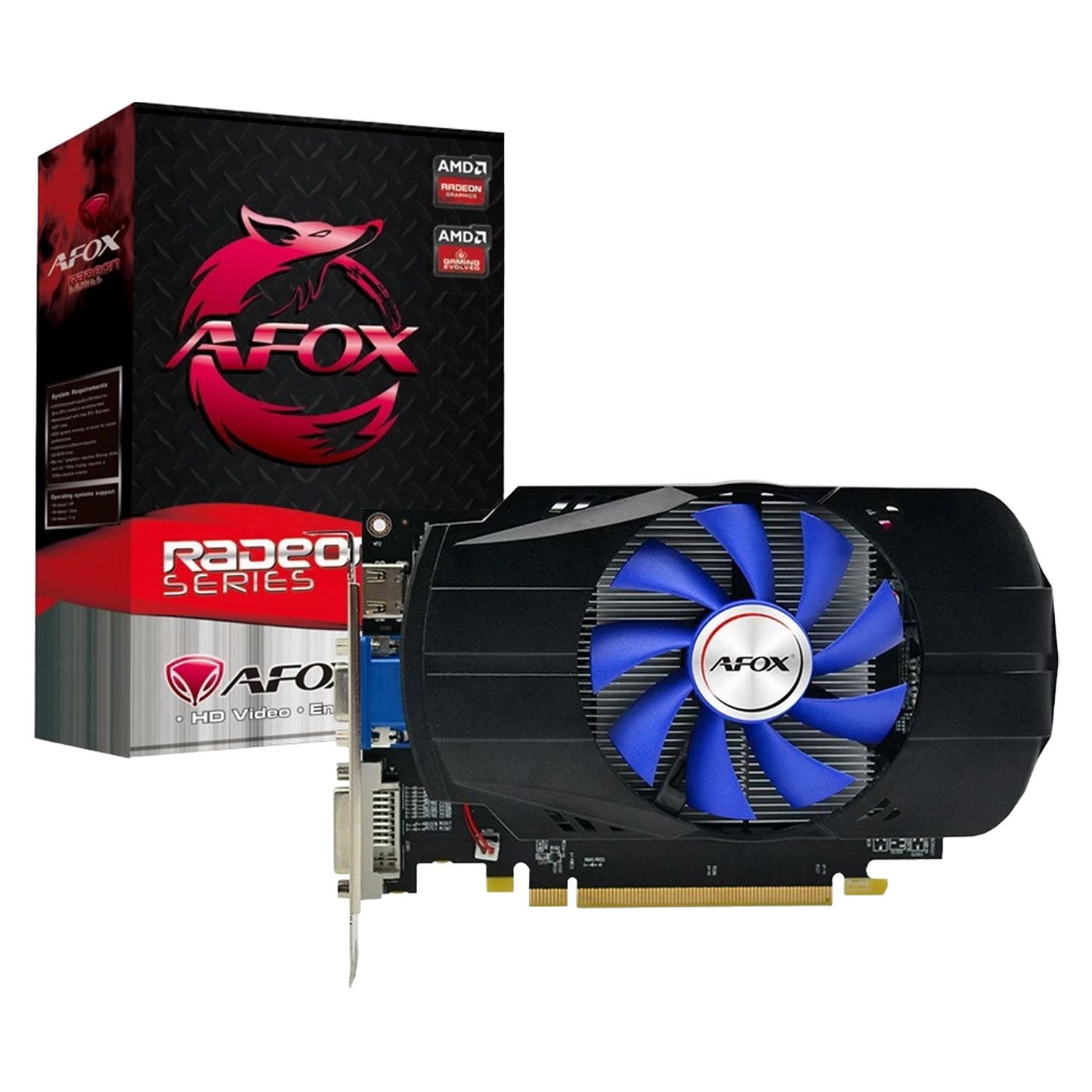 Tarjeta de video Afox AMD Radeon R7-350 2GB GDDR5 - AFR7350-2048D5H4-V3