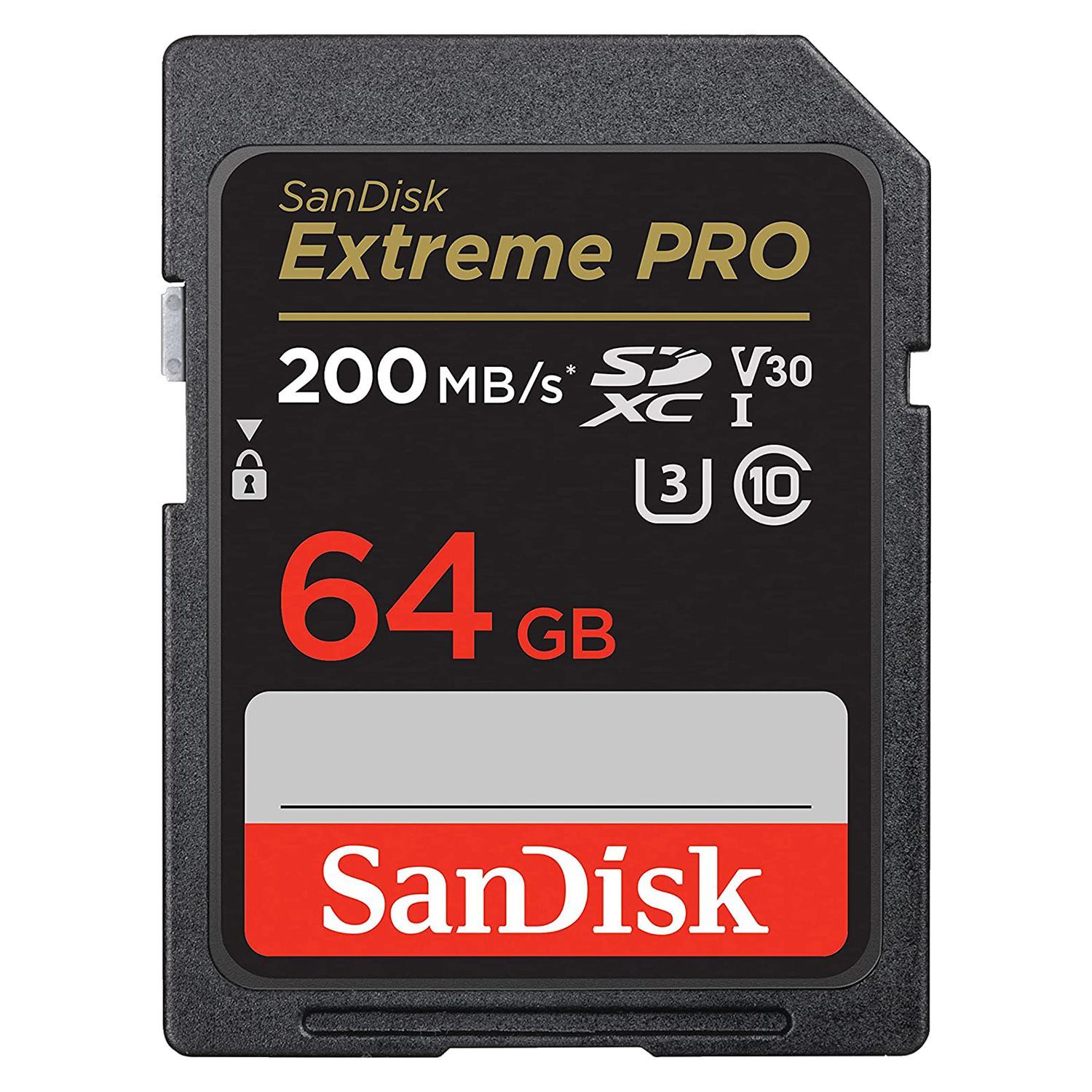 Tarjeta de Memoria SD Sandisk Extreme Pro 64GB 200MBs - SDSDXXU-064G-GN4IN