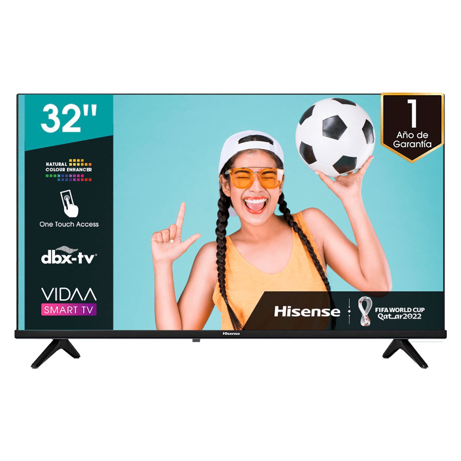 Hisense 32A4GSV 32" HD WiFi Smart TV - Negro