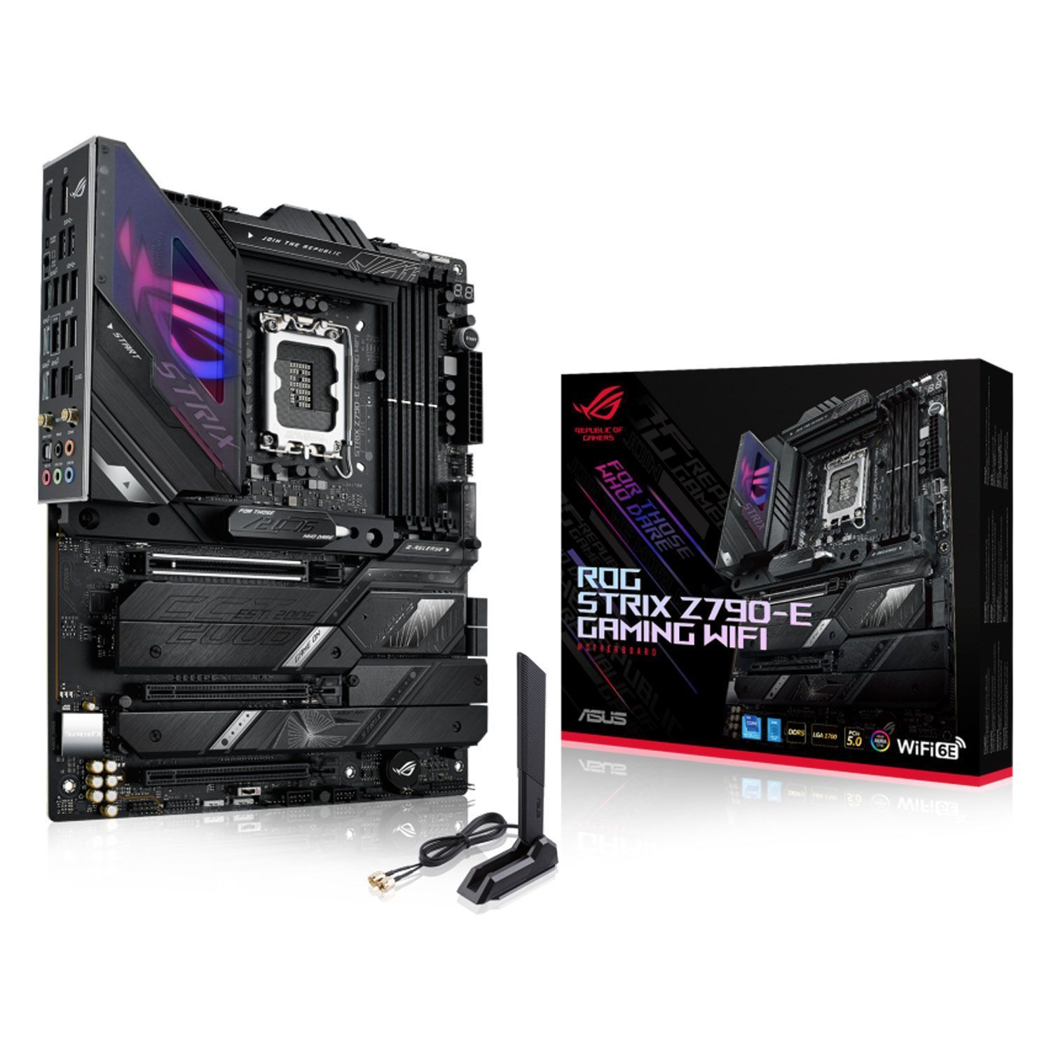 Asus Rog Strix Z790-E Gaming Wi-Fi DDR5 Socket LGA 1700 Chipset Placa base Intel Z790 ATX
