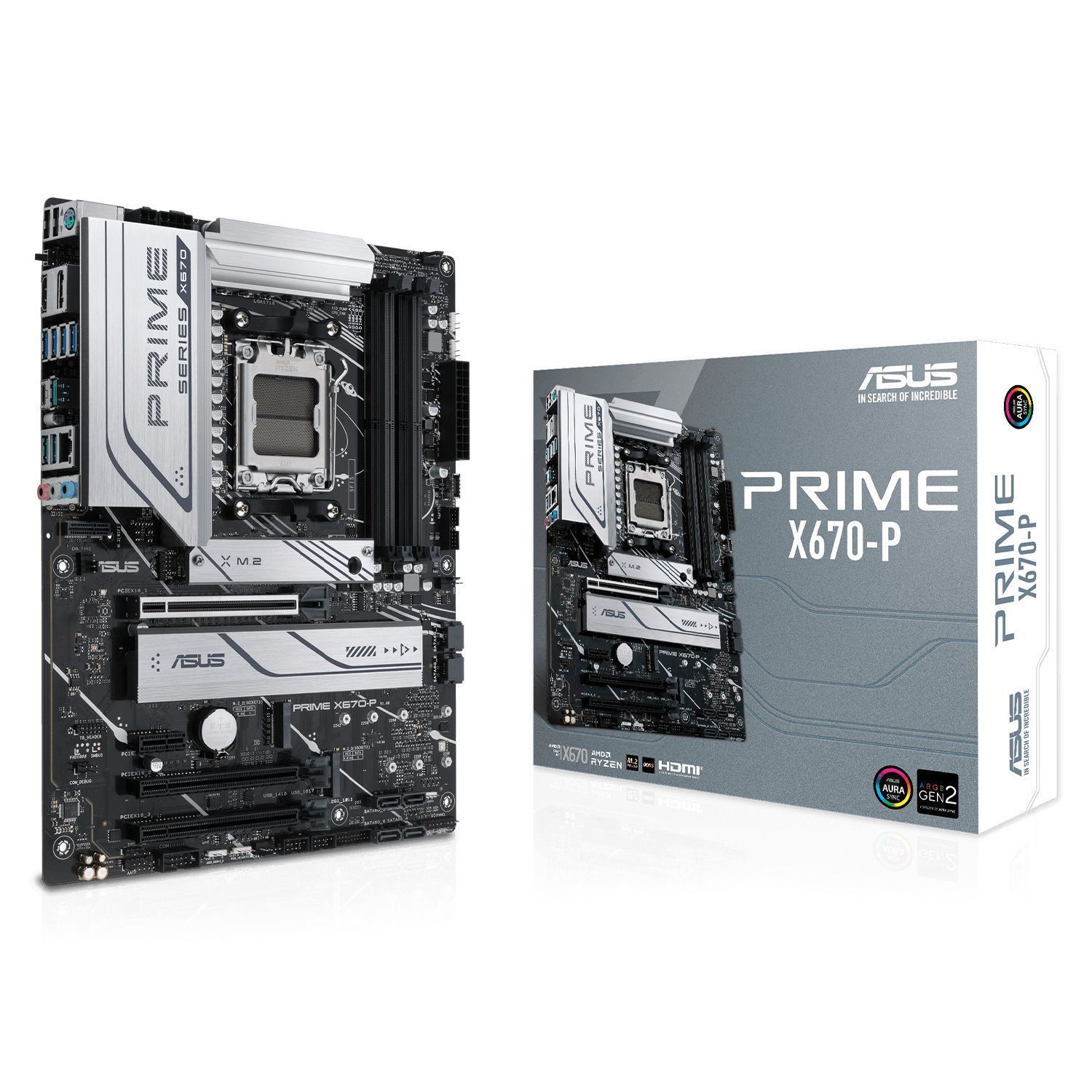 Asus Prime X670-P DDR5 Socket AM5 Placa base AMD X670 ATX Chipset