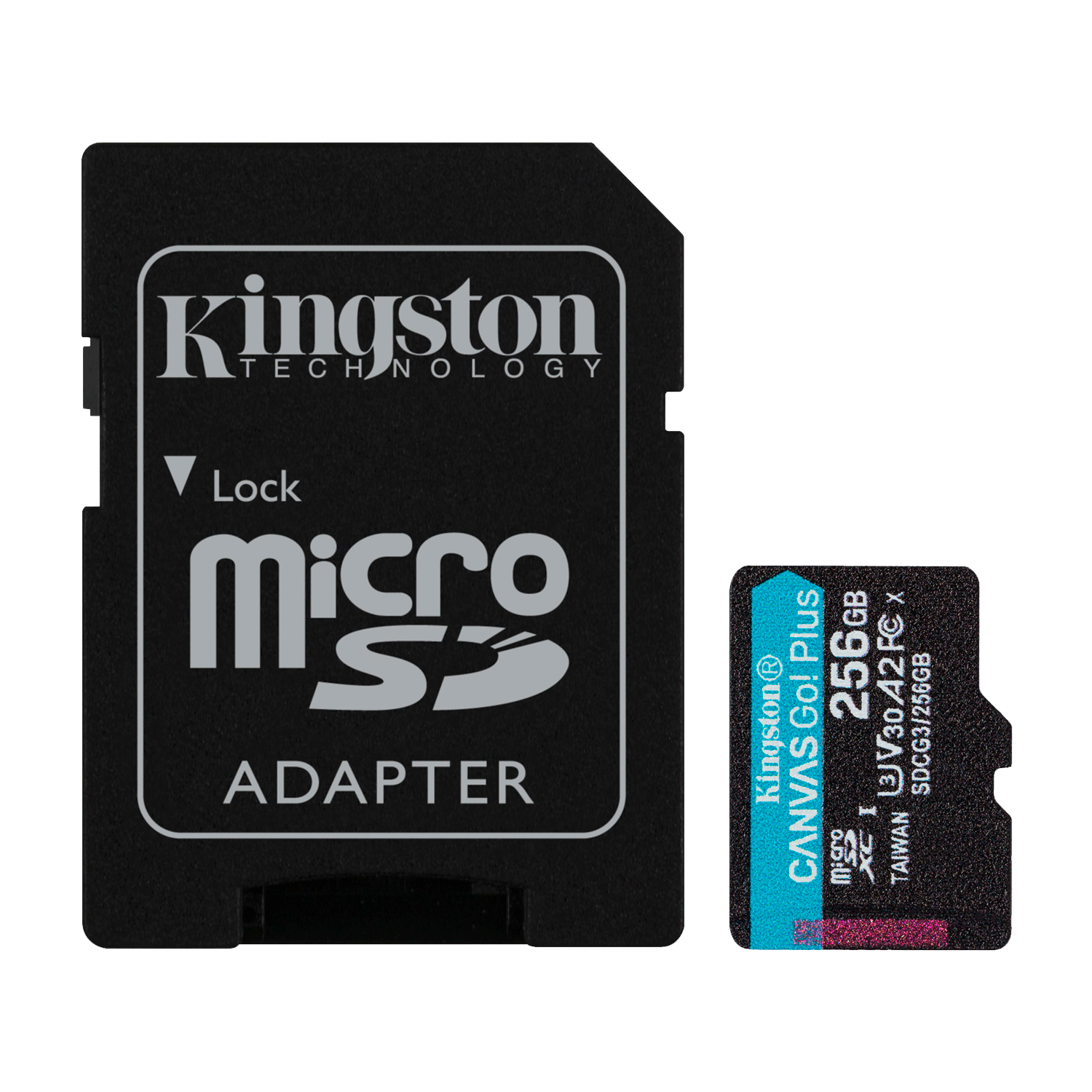 Tarjeta de Memoria Micro SD Kingston Canvas Go Plus 256GB 170MBs - SDCG3/256GB