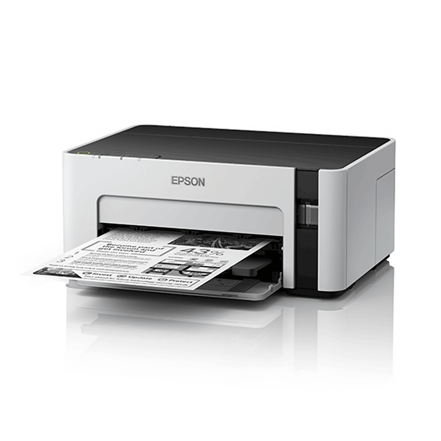 Impresora monocromática bivolt Wi-Fi Epson M1120 - Blanco y negro mayorista en Atacado.me