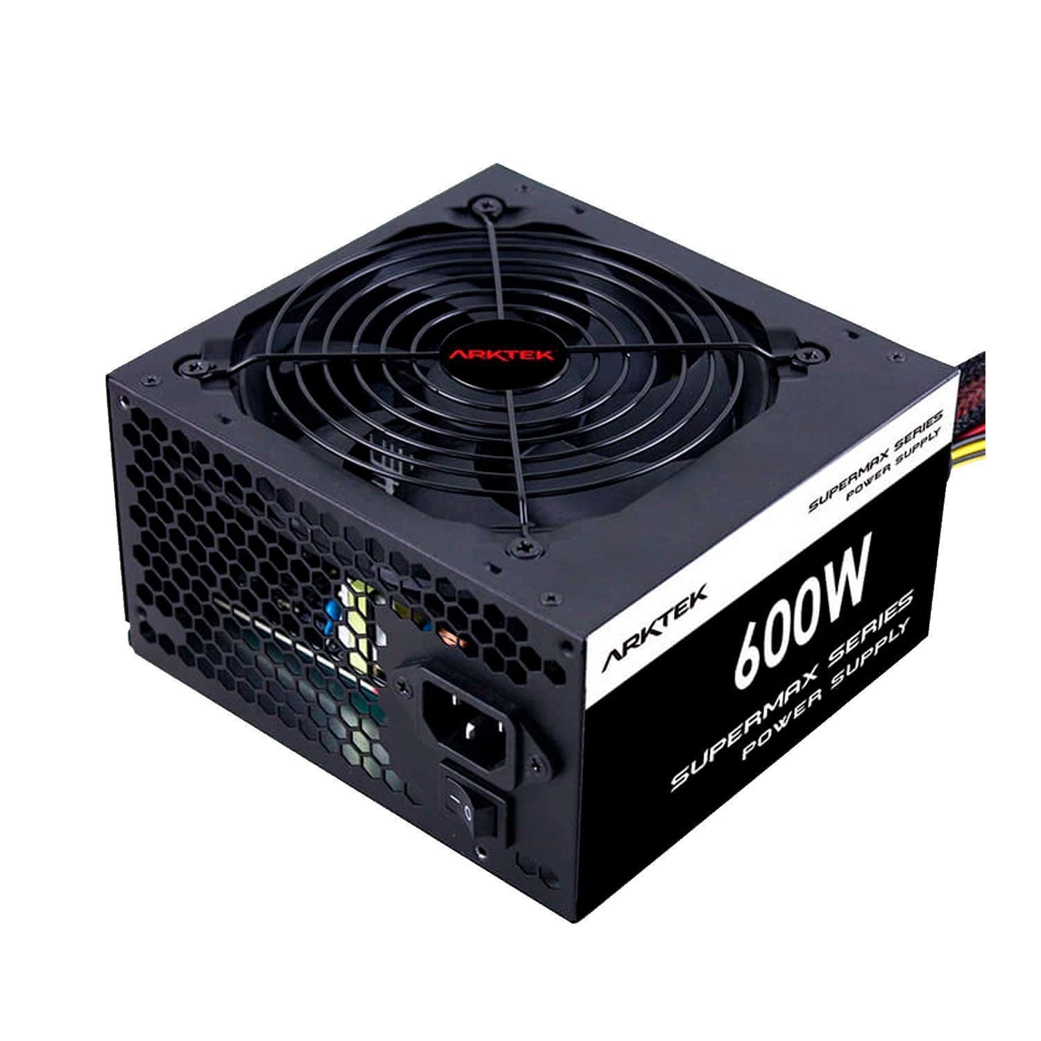 Fuente de alimentación ATX Arktek 600W 80 Plus Bronce 220V - (AK-ATX600WB)