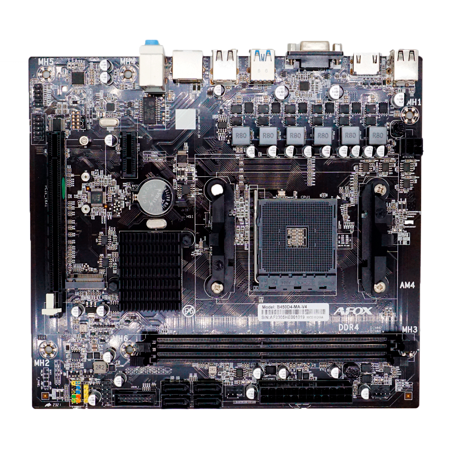 Afox B450D4-MA-V4 Placa base DDR4 Socket AM4 Chipset AMD B450 Micro ATX mayorista en Atacado.me