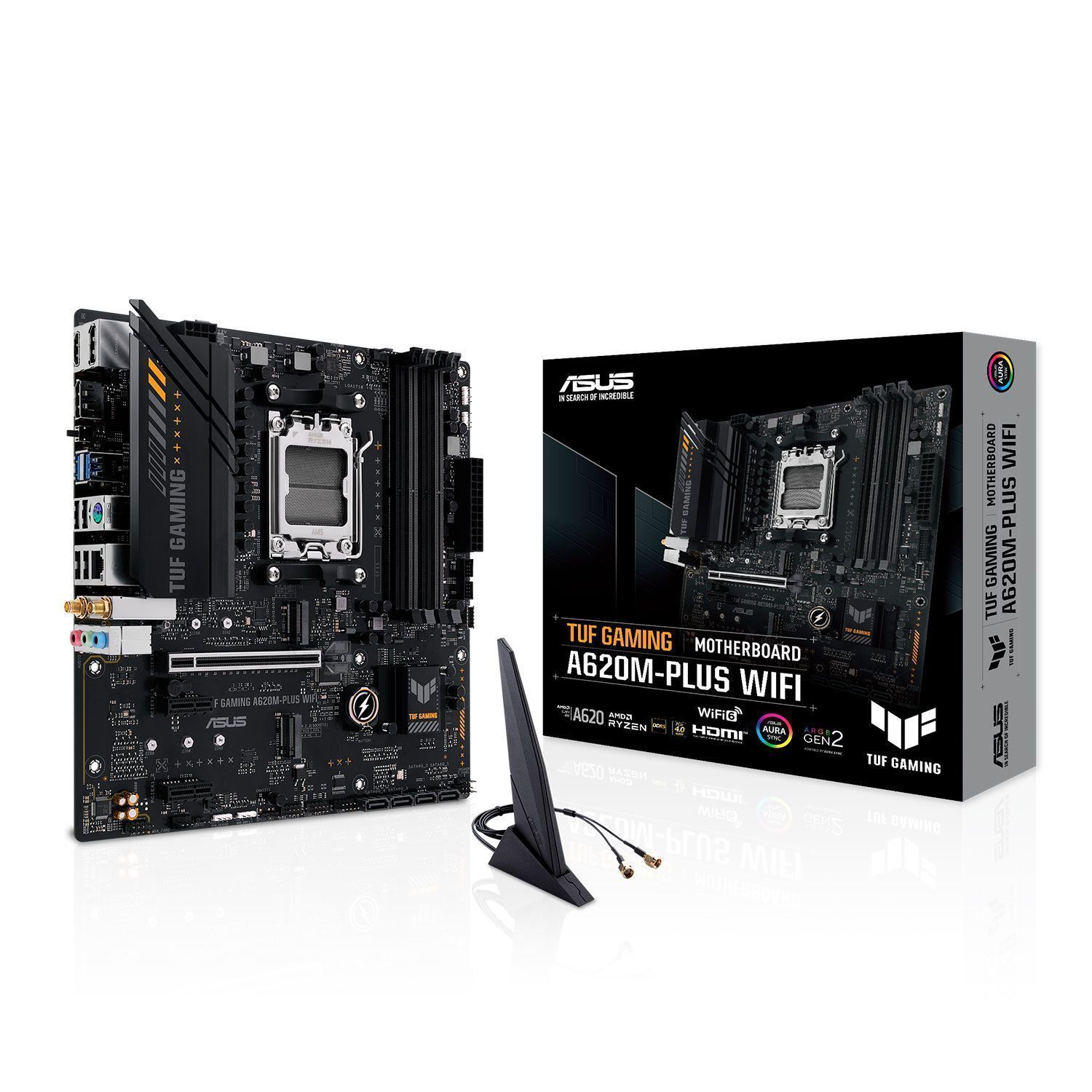 Asus Tuf Gaming A620M Plus Wifi DDR5 Socket AM5 Chipset A620 Placa Base Micro ATX mayorista en Atacado.me