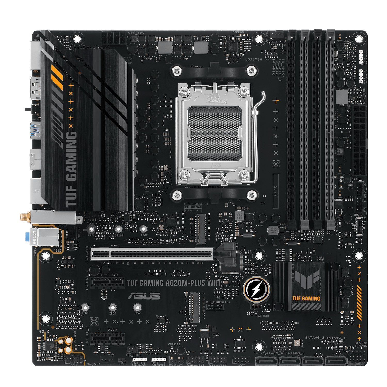 Asus Tuf Gaming A620M Plus Wifi DDR5 Socket AM5 Chipset A620 Placa Base Micro ATX mayorista en Atacado.me