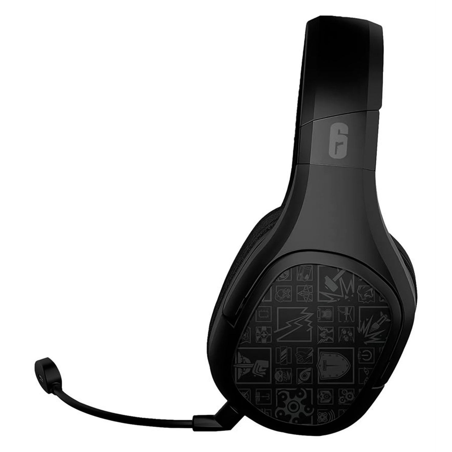 Headset CheckPoint Rainbow Six Siege HX-300 R6-HS-1000 Wireless - Negro