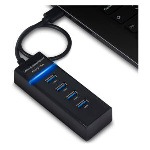 Adaptador HUB Super Speed 303 USB 3.0 - Negro mayorista en Atacado.me