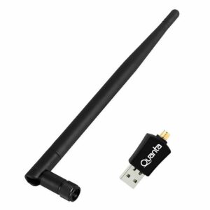 Adaptador WiFi Quanta QTAA600 USB 600Mbps - Negro mayorista en Atacado.me