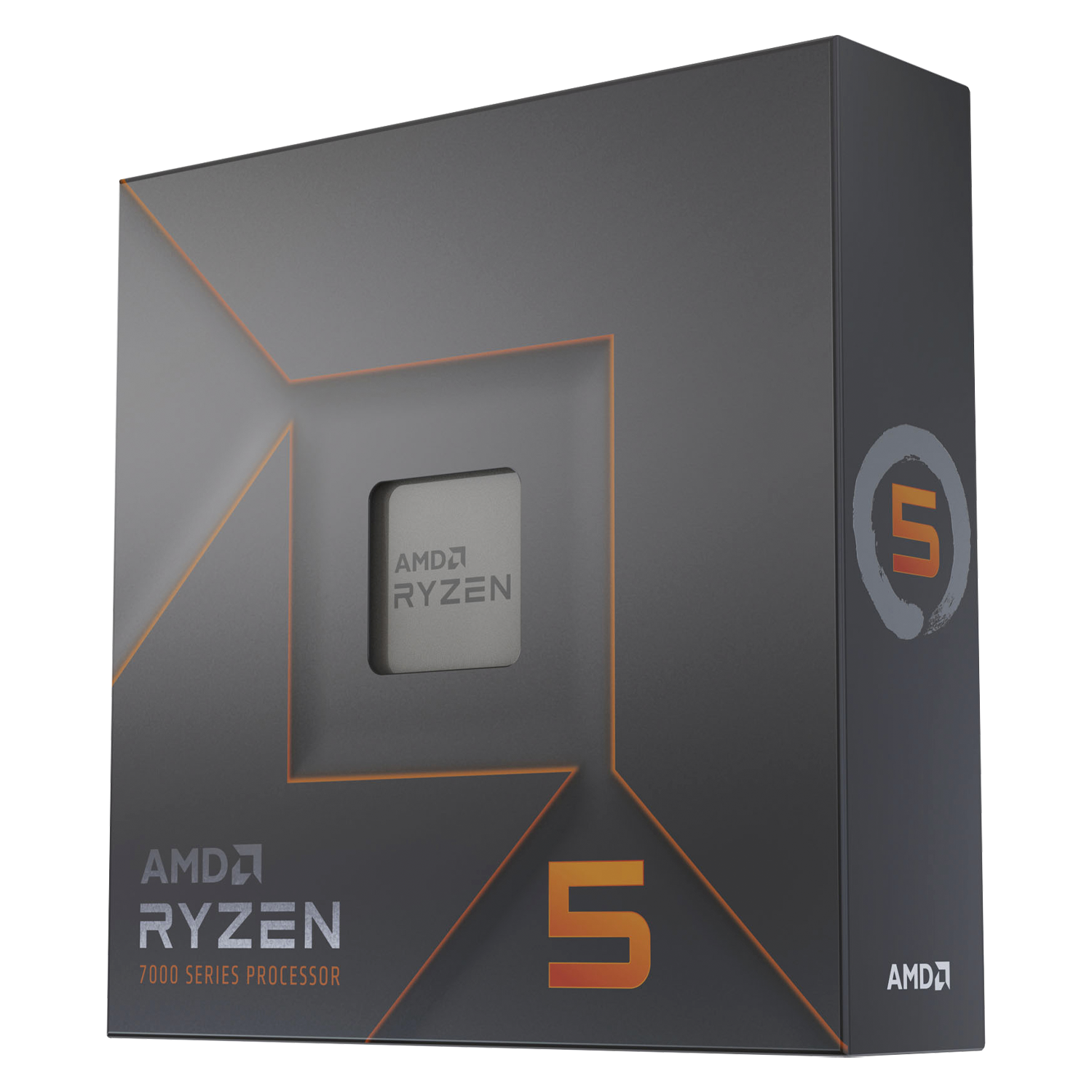 Processador AMD Ryzen 5 7600X Socket AM5 6 Core 12 Threads 4.7GHz e 5.3GHz Turbo Cache 38MB