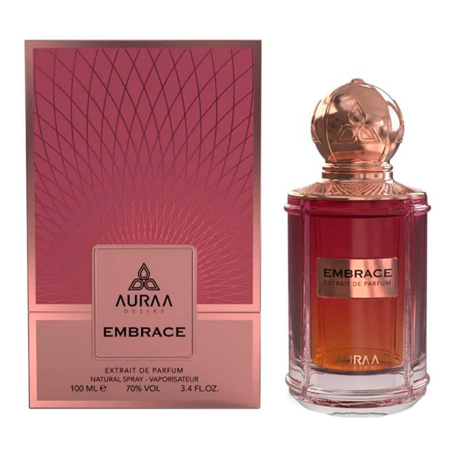 Perfume Auraa Desire Embrace Eau de Parfum Feminino 100ml