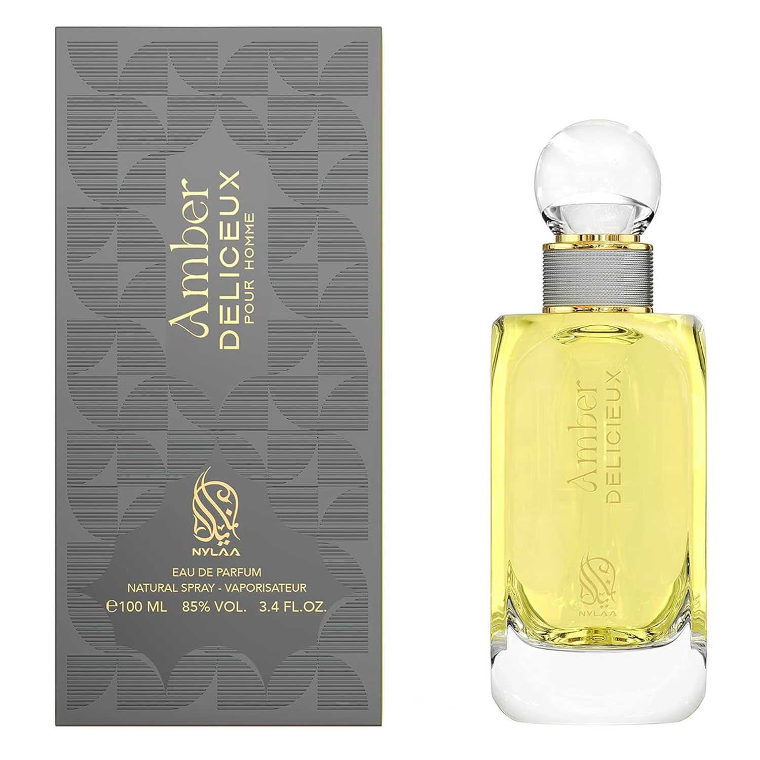 Perfume Nylaa Amber Deliceux Eau de Parfum Unissex 100ml