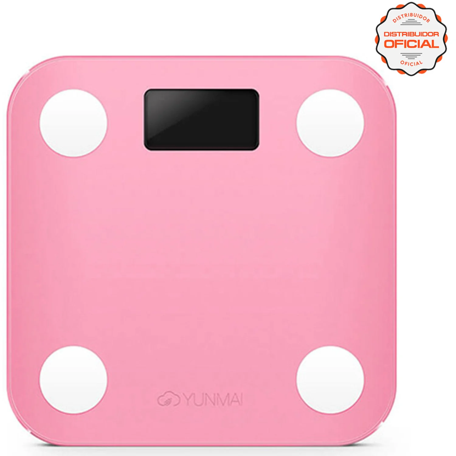 Báscula digital de bioimpedancia mini yunmai con aplicación - rosa (1501)