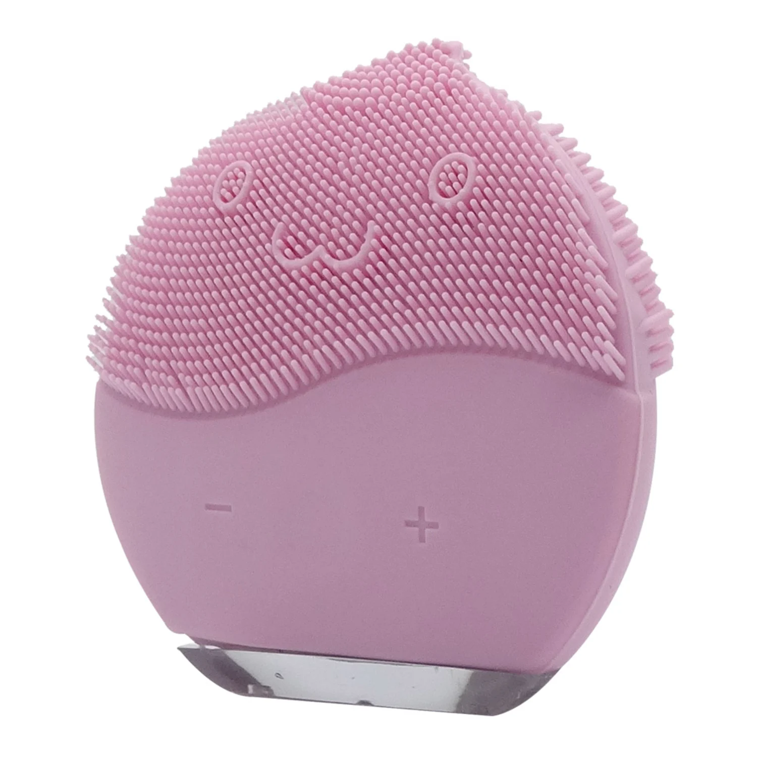 Limpiador y Masajeador Facial de Silicona GoLine / USB / 8 velocidades / 300 mAh - Rosa