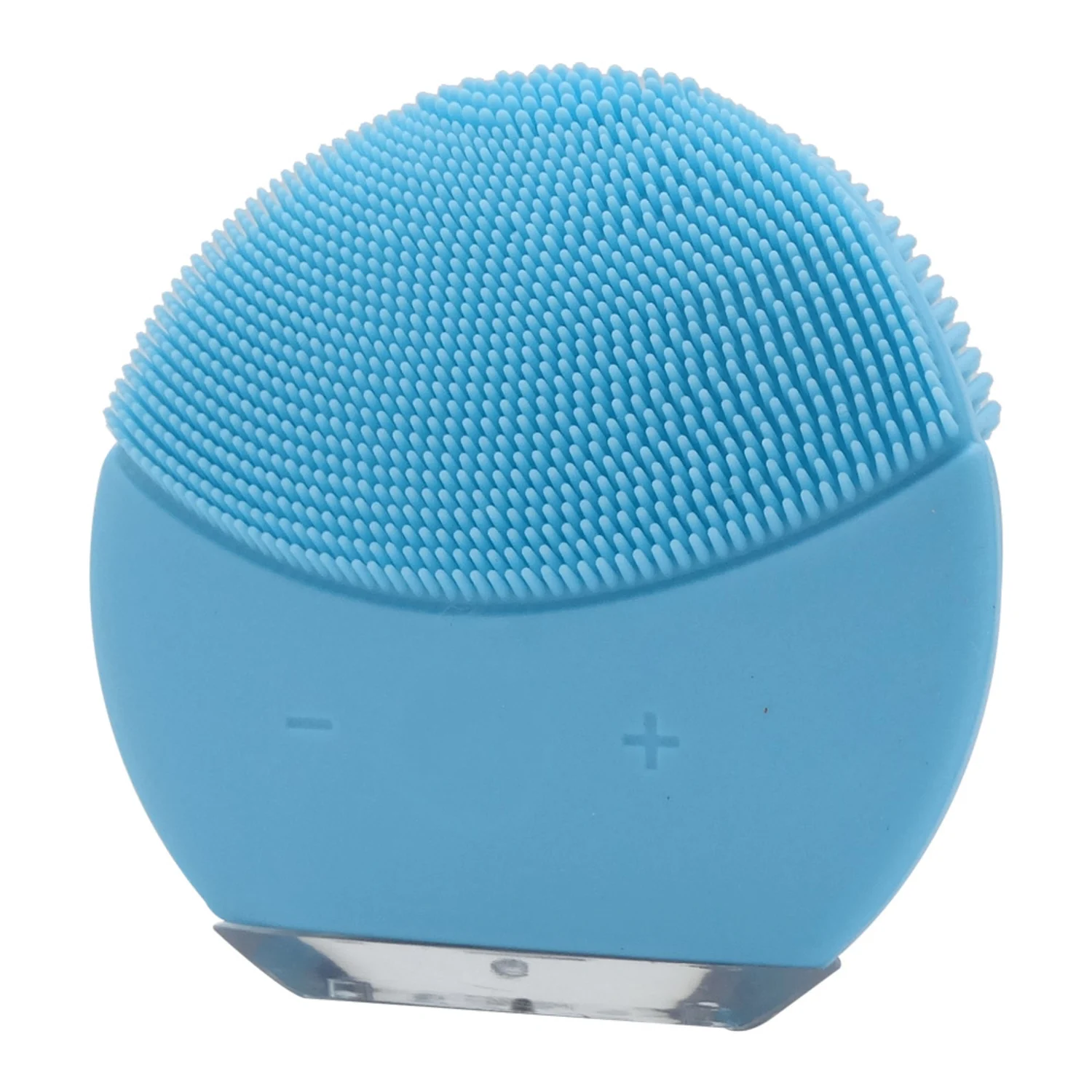 Limpiador y Masajeador Facial de Silicona GoLine / USB / 8 Velocidades / 300 mAh - Turquesa