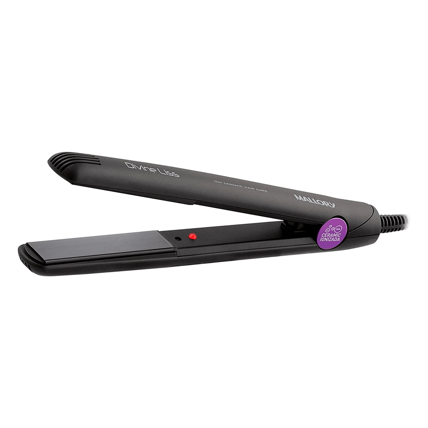 Plancha de pelo Mallory Divine Liss Bivolt - Negro