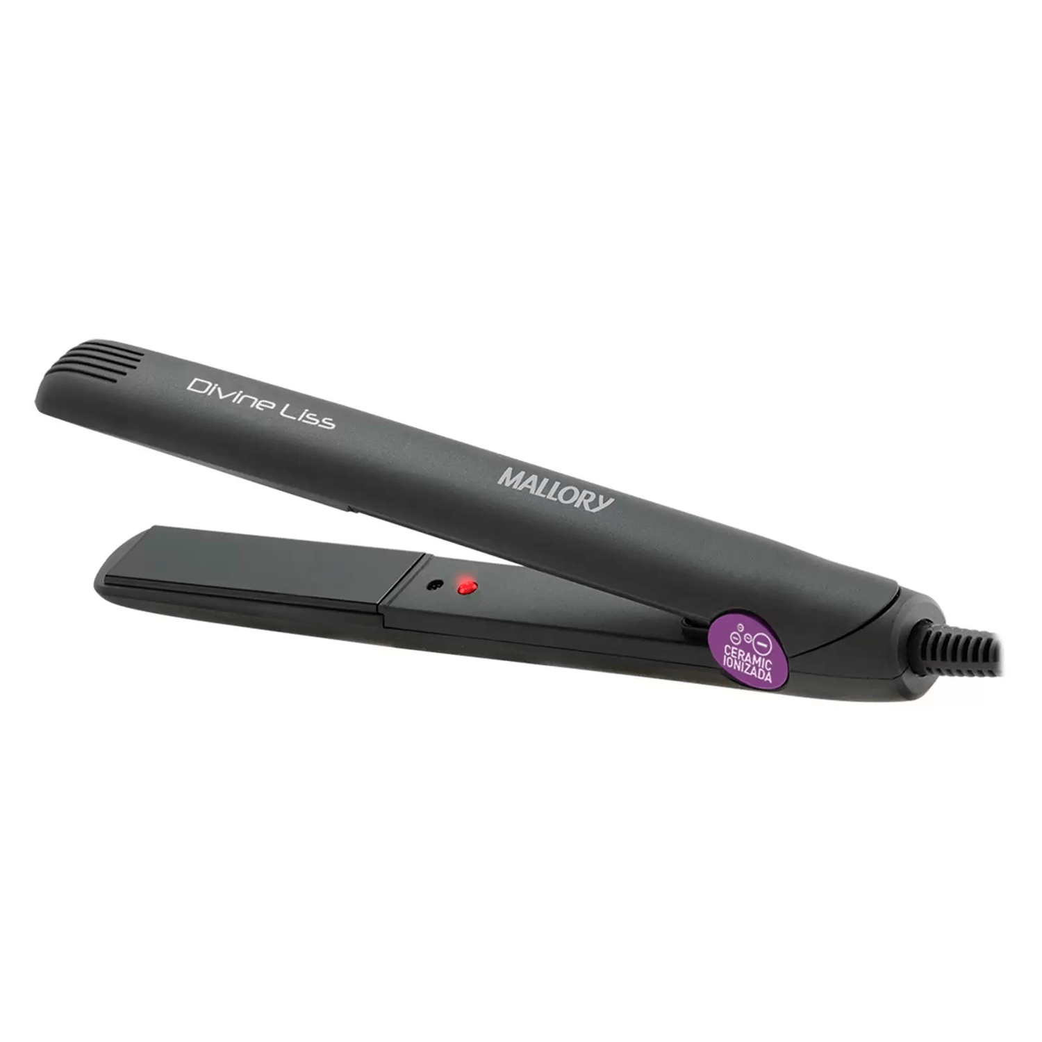Plancha de pelo Mallory Divine Liss Bivolt - Negro