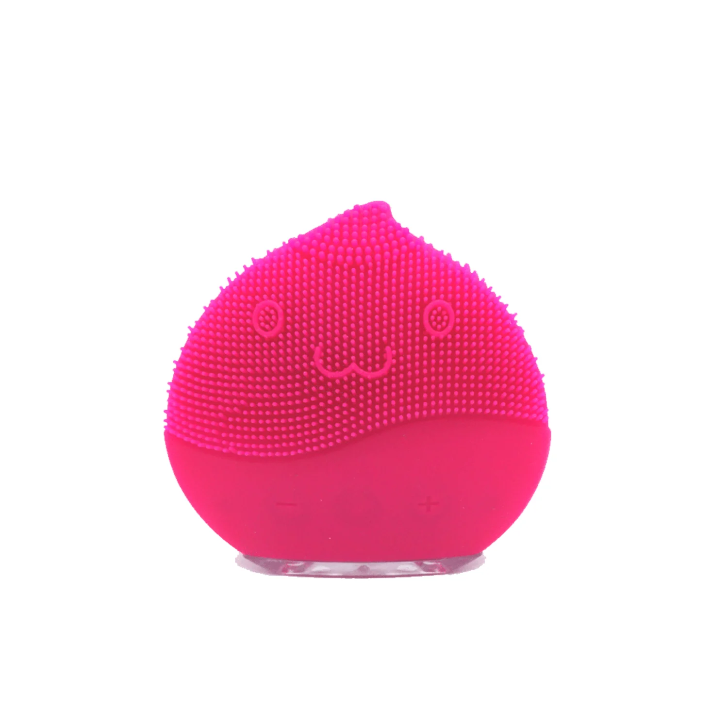 Limpiador y Masajeador Facial de Silicona GoLine / USB / 8 velocidades / 300 mAh - Rosa